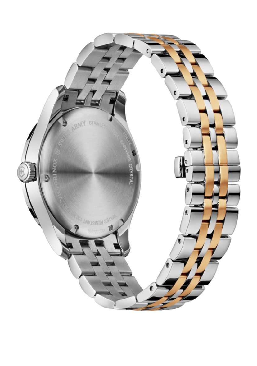 Alliance Two-Tone Stainless Steel Bracelet Watch
