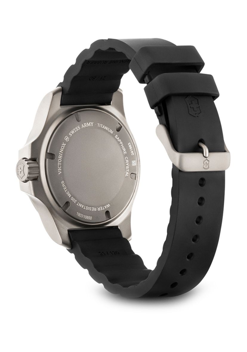 Mens Titanium I.N.O.X. Rubber Strap Watch