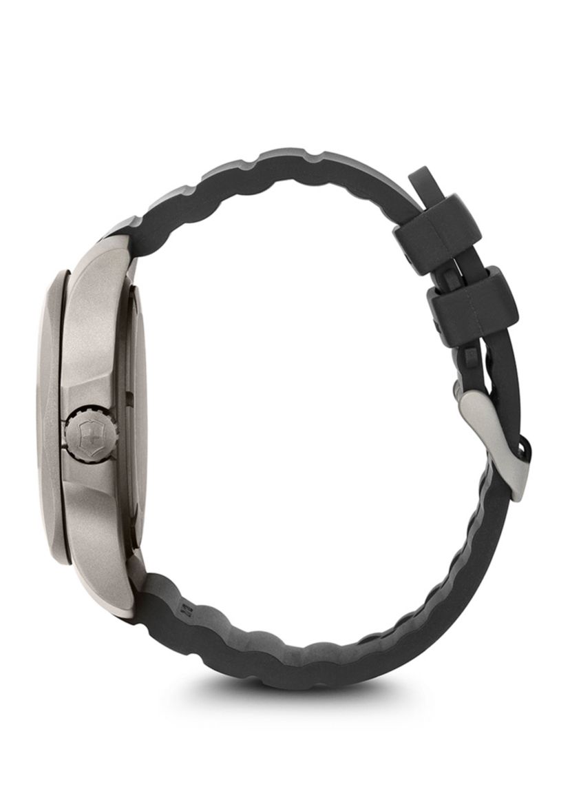 Mens Titanium I.N.O.X. Rubber Strap Watch