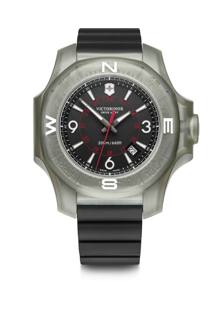 Mens Titanium I.N.O.X. Rubber Strap Watch