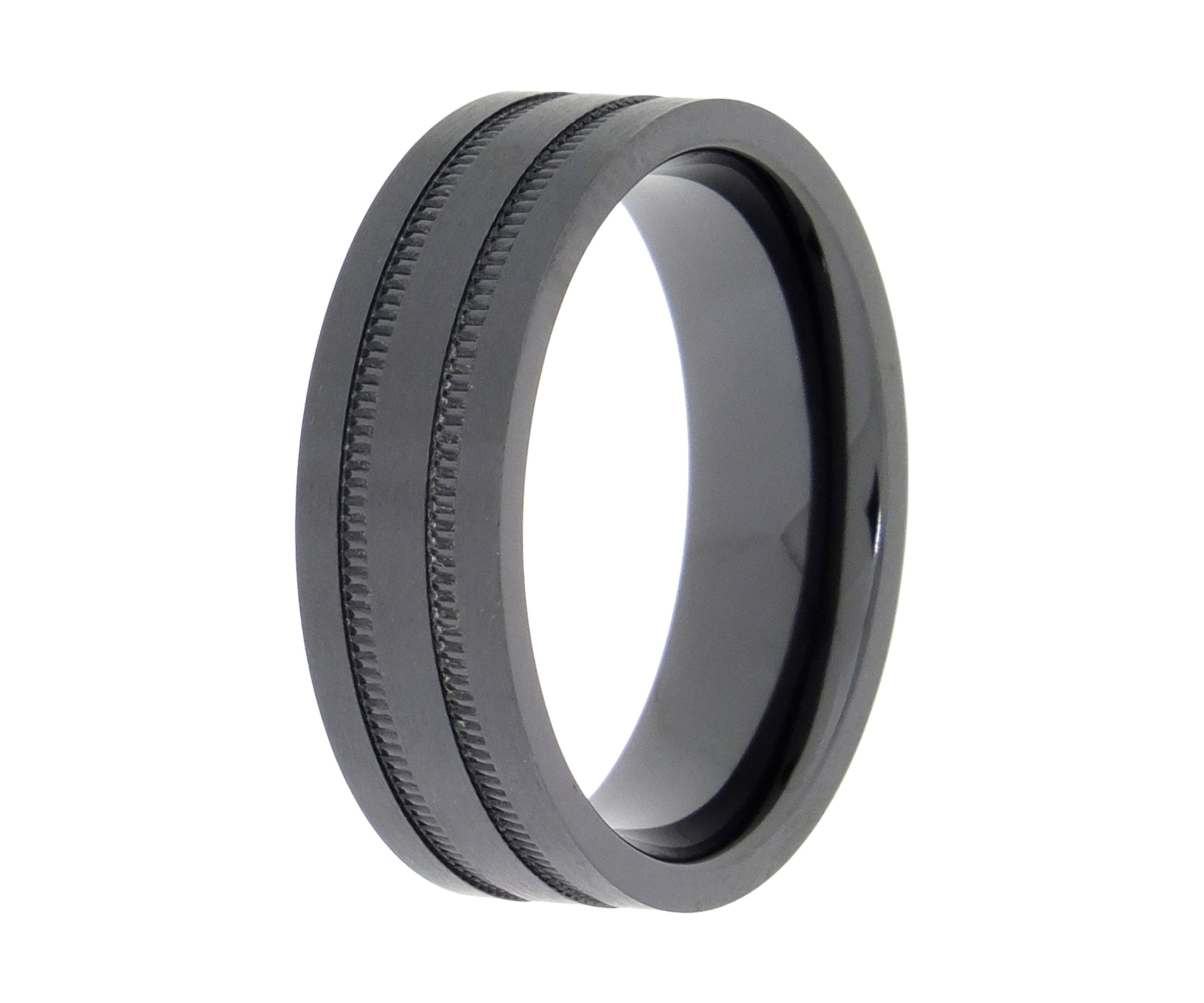 Black Zirconium Ring