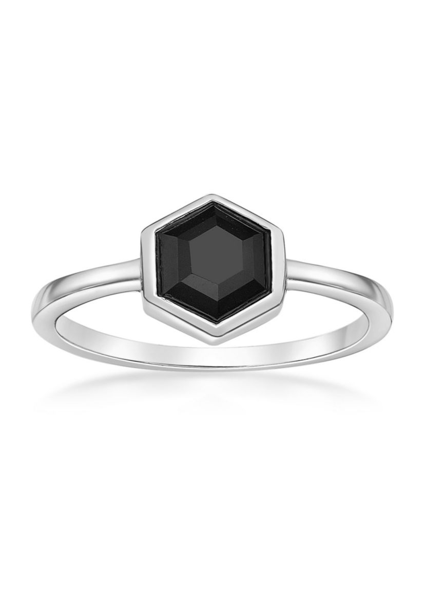 2 ct. t.w. Black Onyx Ring in Sterling Silver