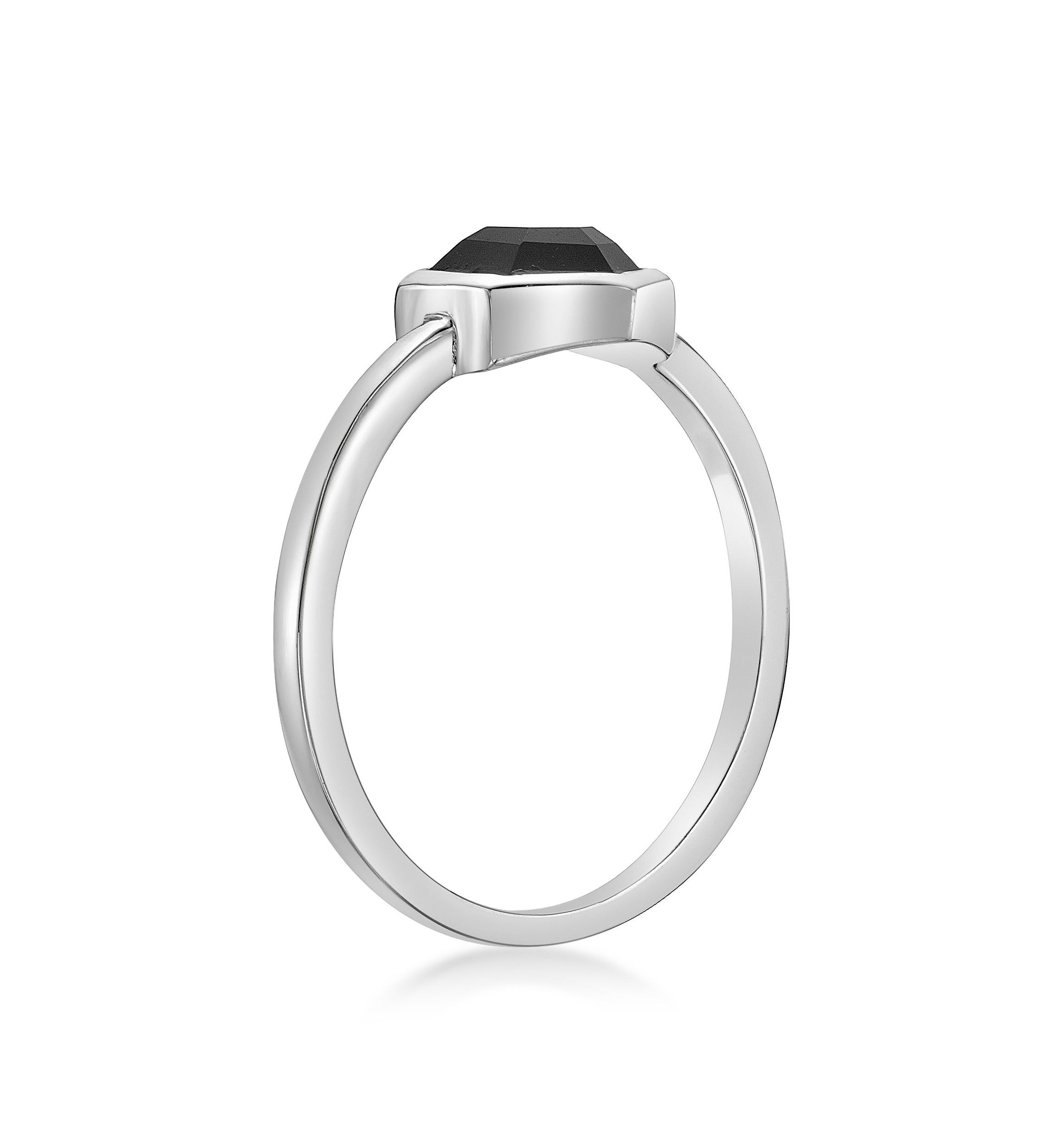 2 ct. t.w. Black Onyx Ring in Sterling Silver