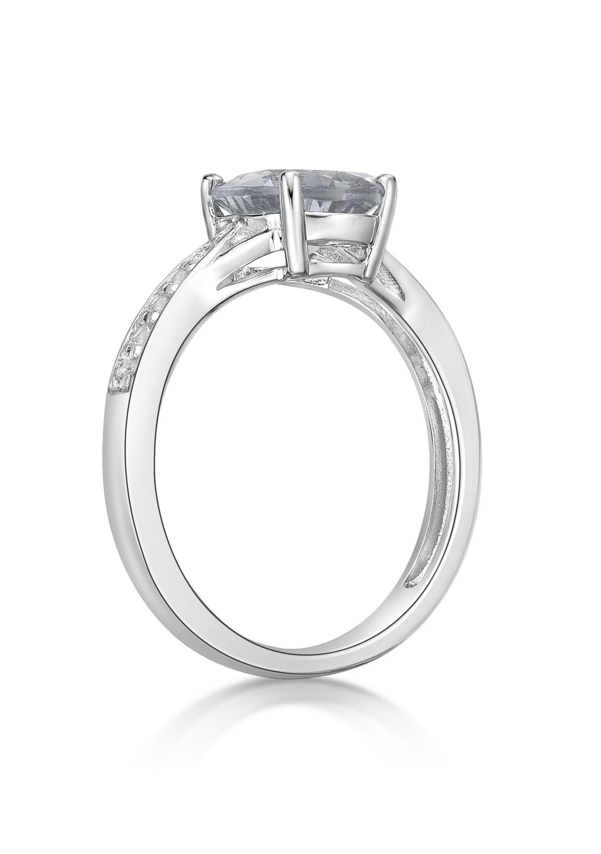 3.15 ct. t.w. White Topaz Ring in Sterling Silver