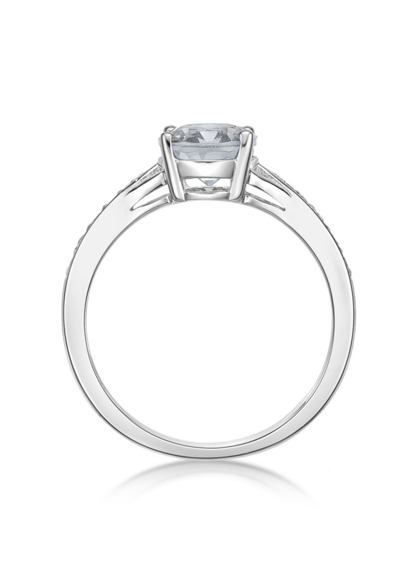 3.15 ct. t.w. White Topaz Ring in Sterling Silver