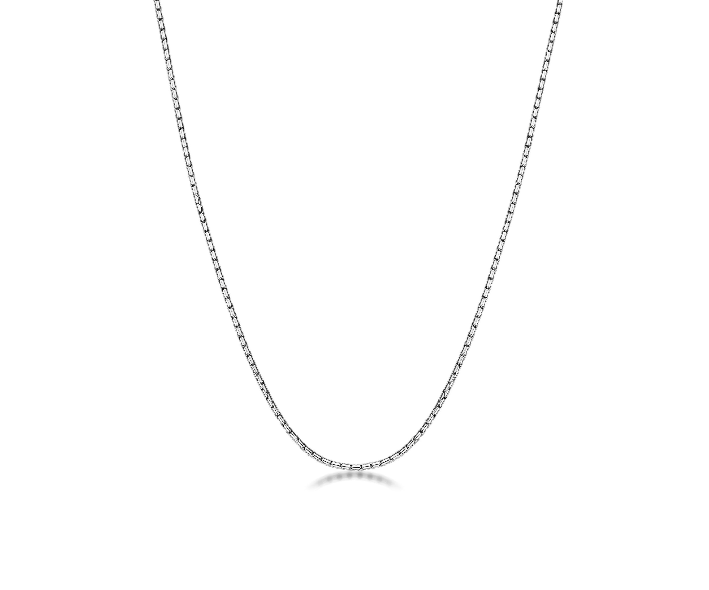 Stainless Steel 2.5MM Snake Chain Necklace, 20" Length