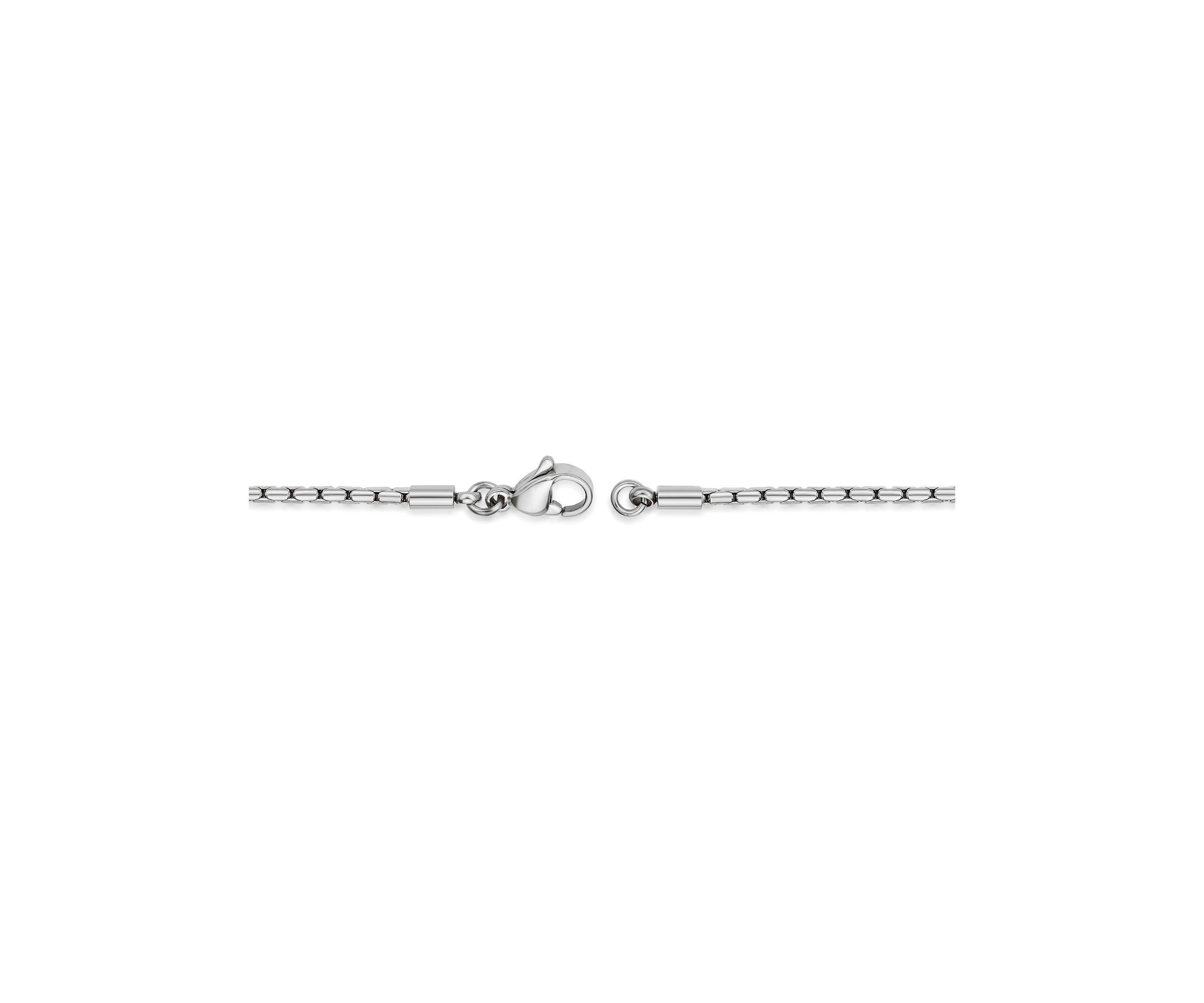 Stainless Steel 2.5MM Snake Chain Necklace, 20" Length