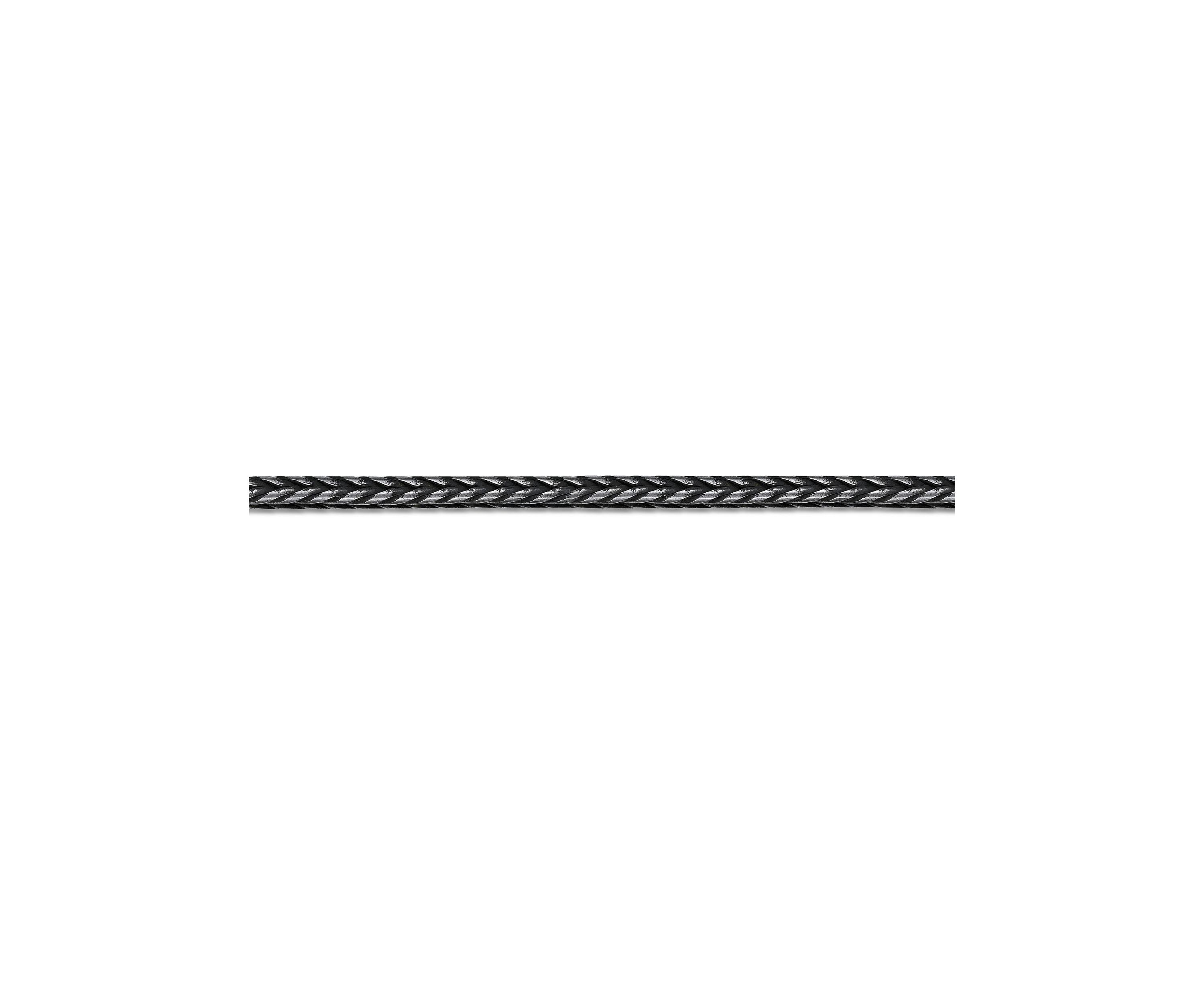 Stainless Steel 3.5MM Snake Chain Necklace with Antique Finish, 20" Length