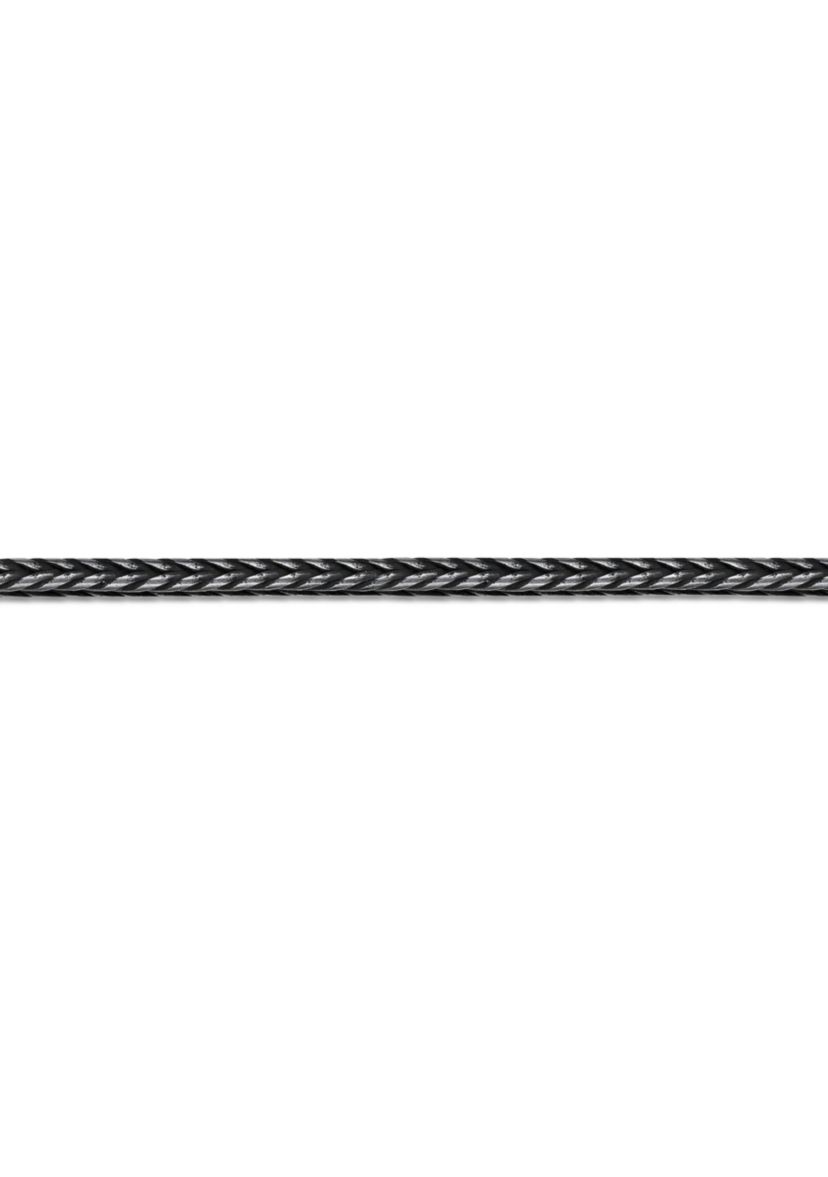 Stainless Steel 3.5MM Snake Chain Necklace with Antique Finish, 20" Length