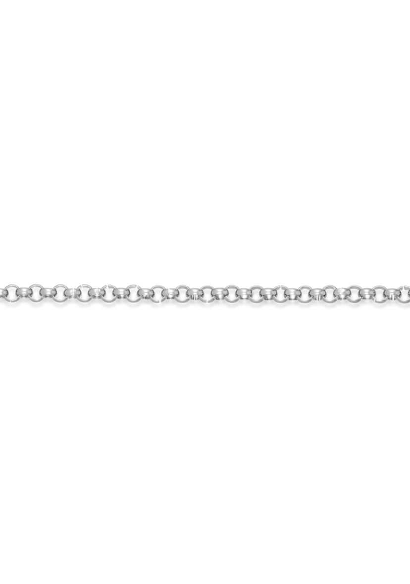 Stainless Steel 3MM Rolo Chain Necklace, 20" Length
