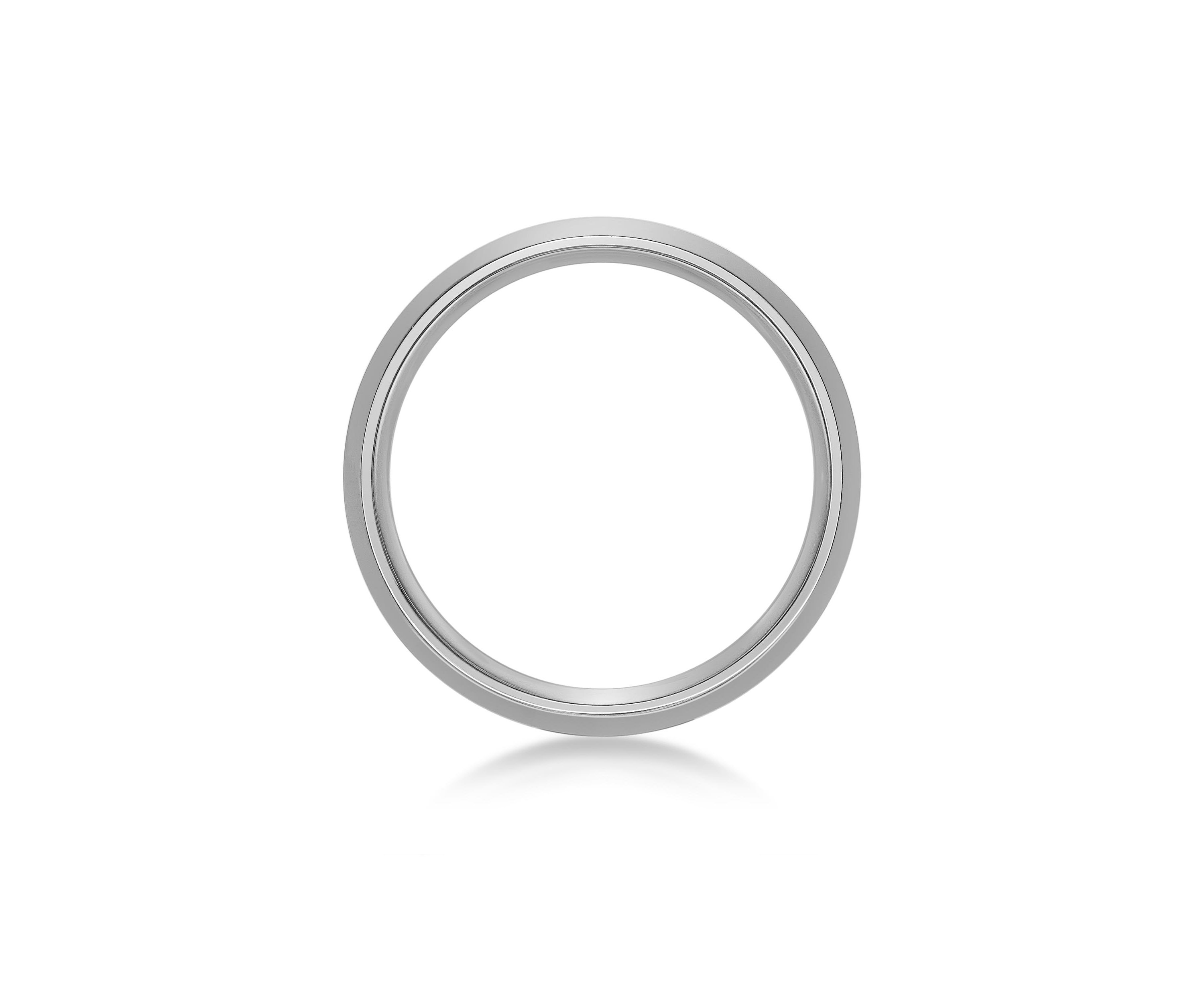 Stainless Steel Beveled Edge Ring - 8MM