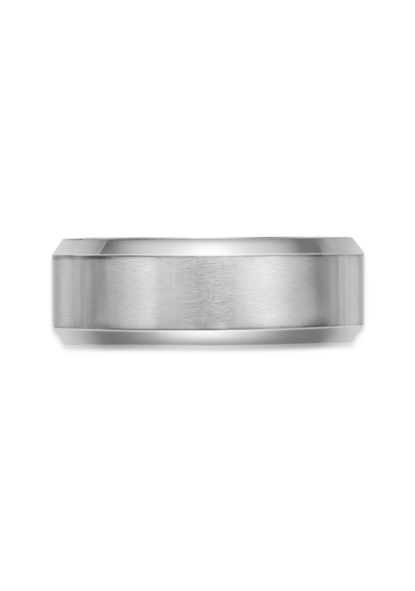 Stainless Steel Beveled Edge Ring - 8MM