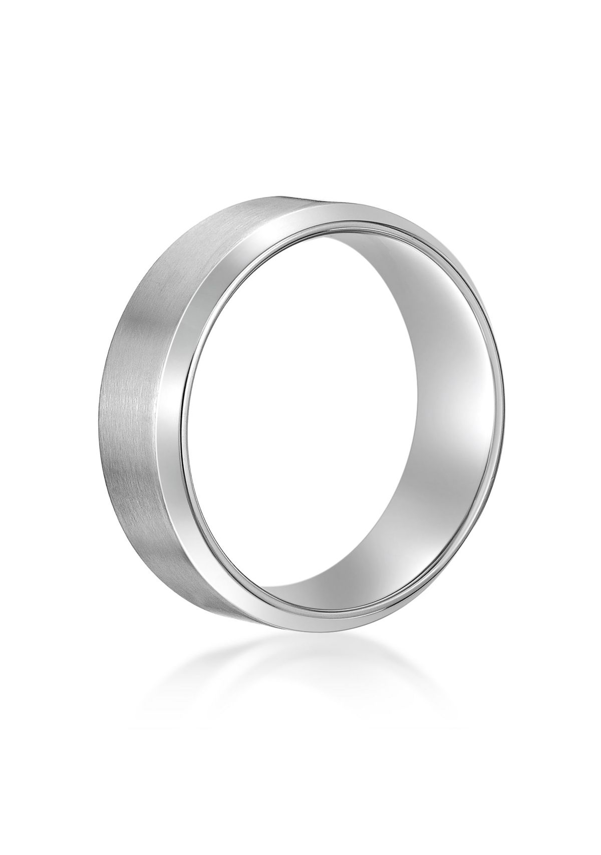 Stainless Steel Beveled Edge Ring - 8MM