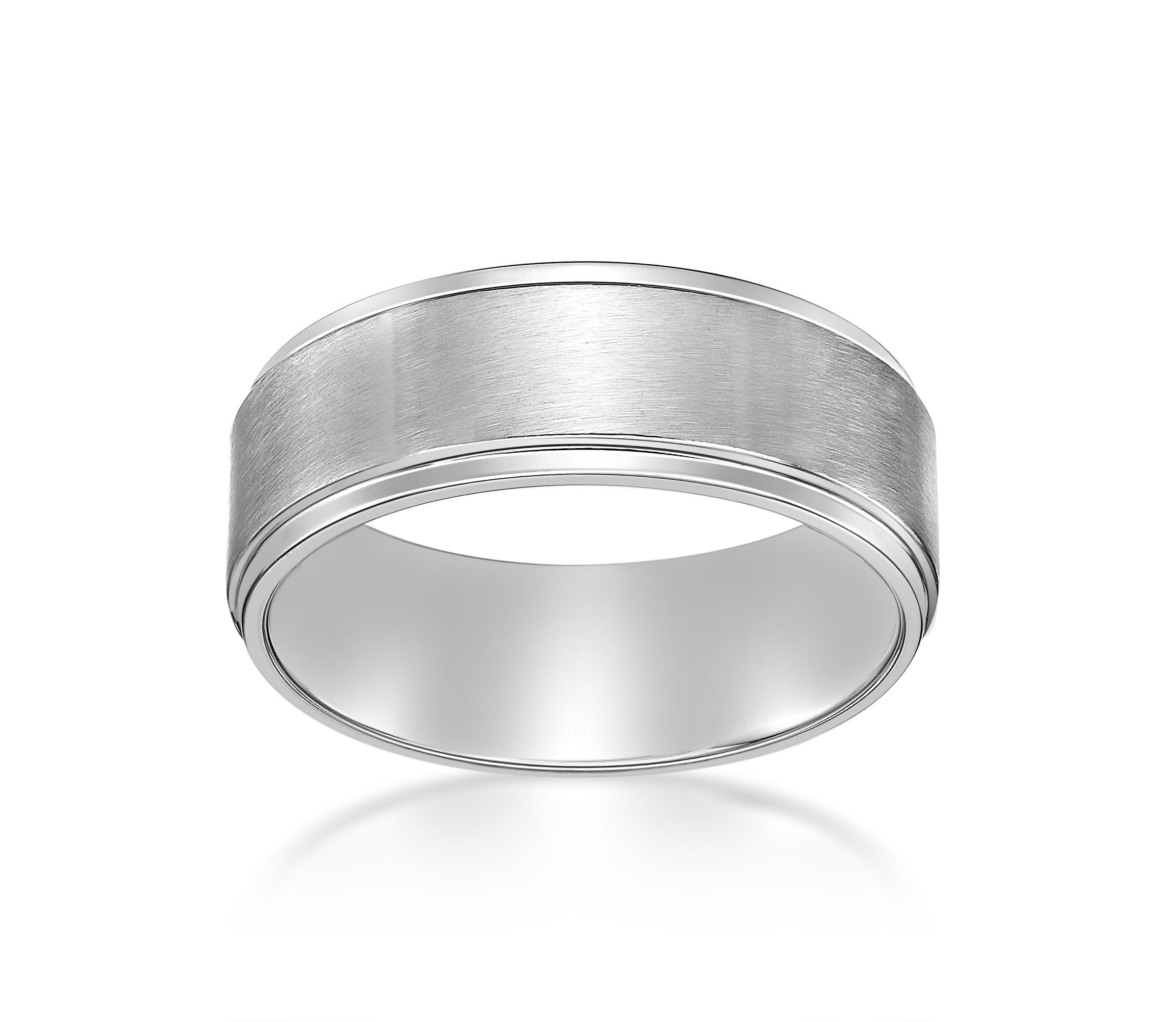 Stainless Steel Flat Edge Ring - 8MM