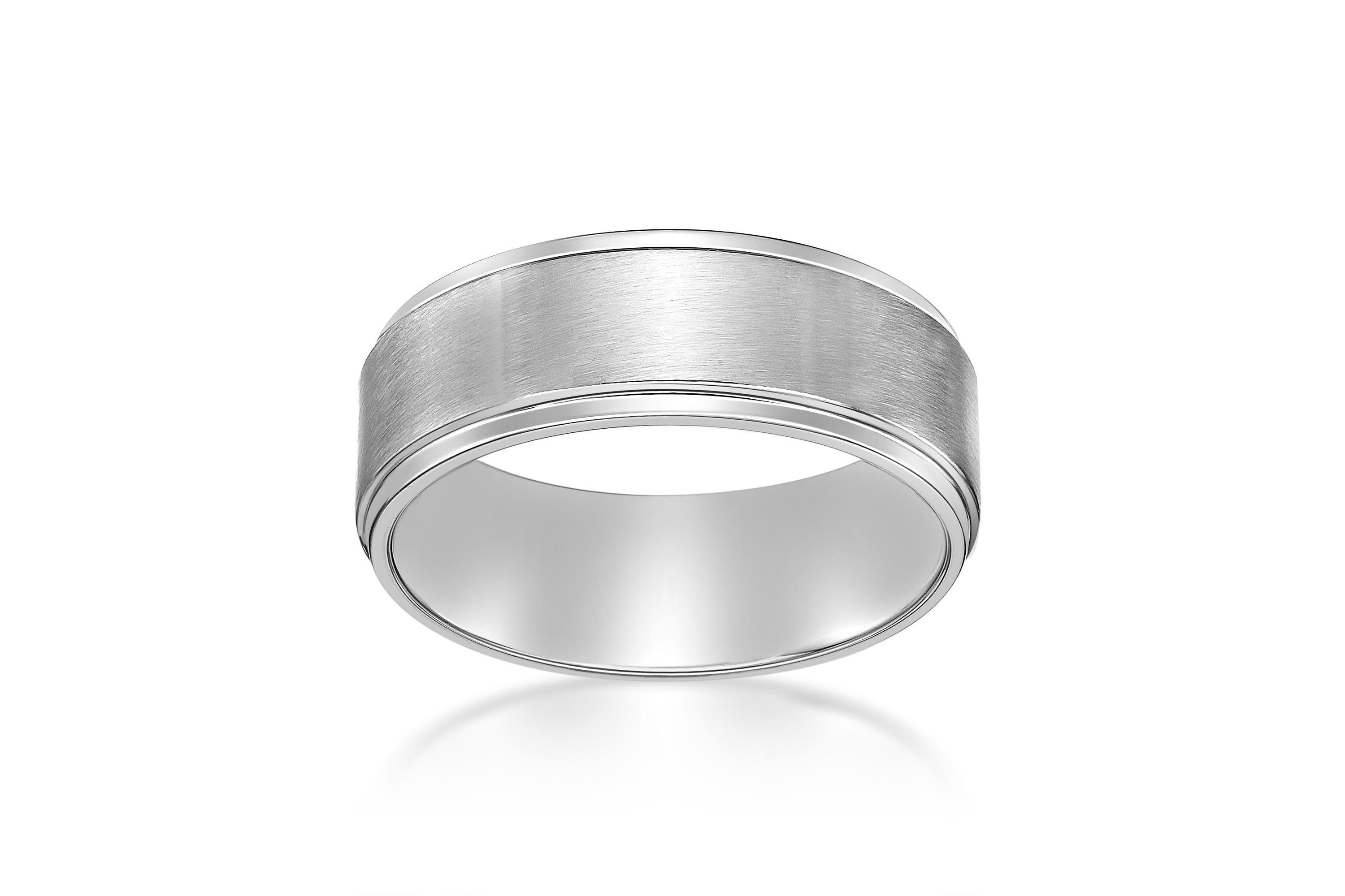 Stainless Steel Flat Edge Ring - 8MM