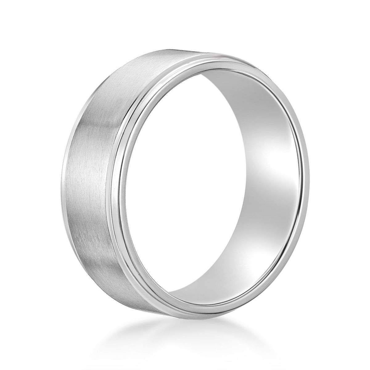 Stainless Steel Flat Edge Ring - 8MM