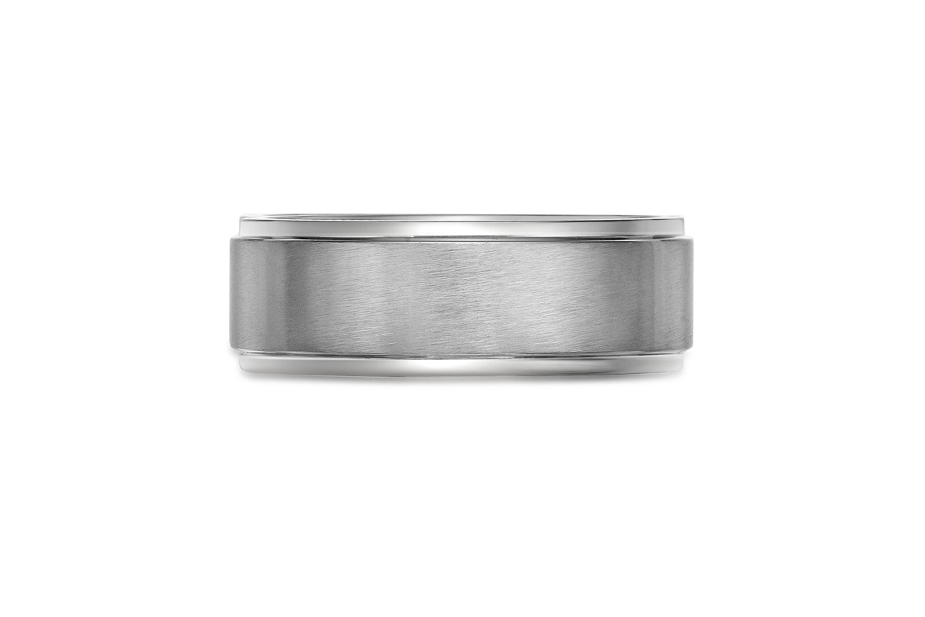 Stainless Steel Flat Edge Ring - 8MM