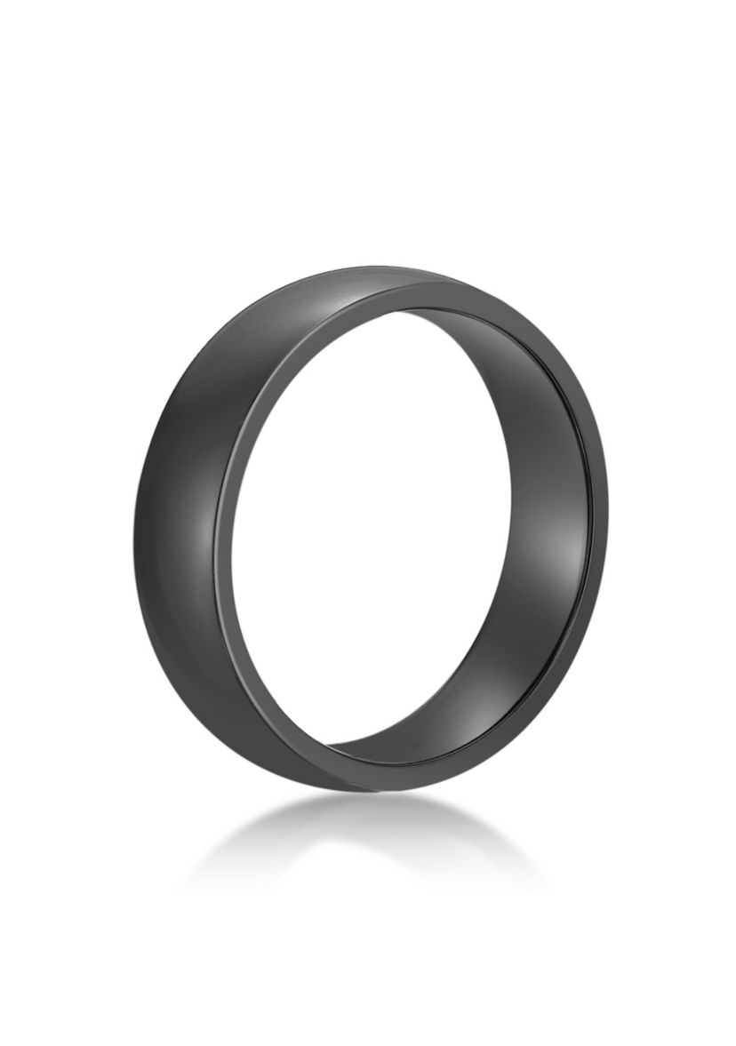 Black Zirconium Ring - 6MM