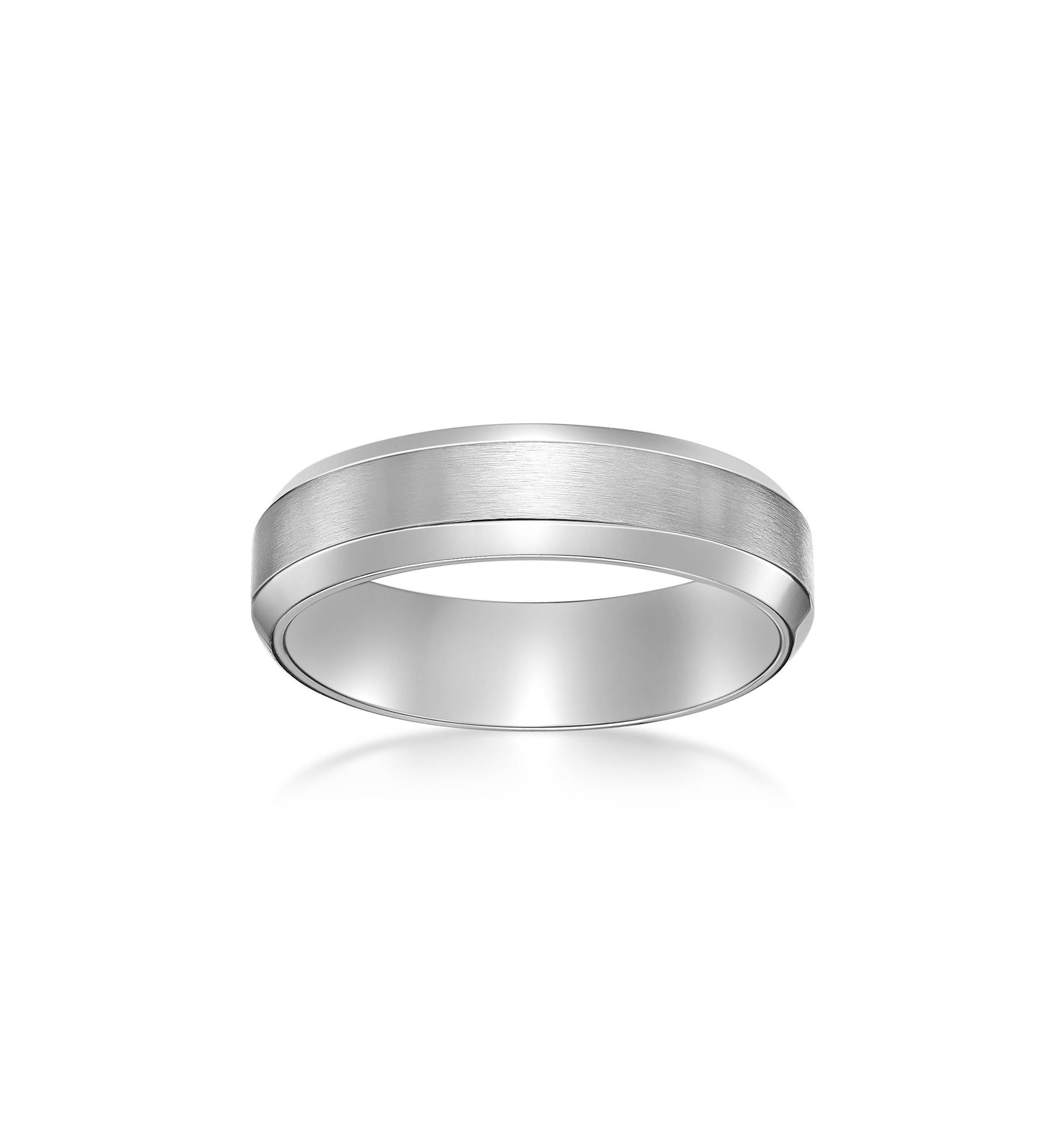 Stainless Steel Beveled Edge Ring - 6MM