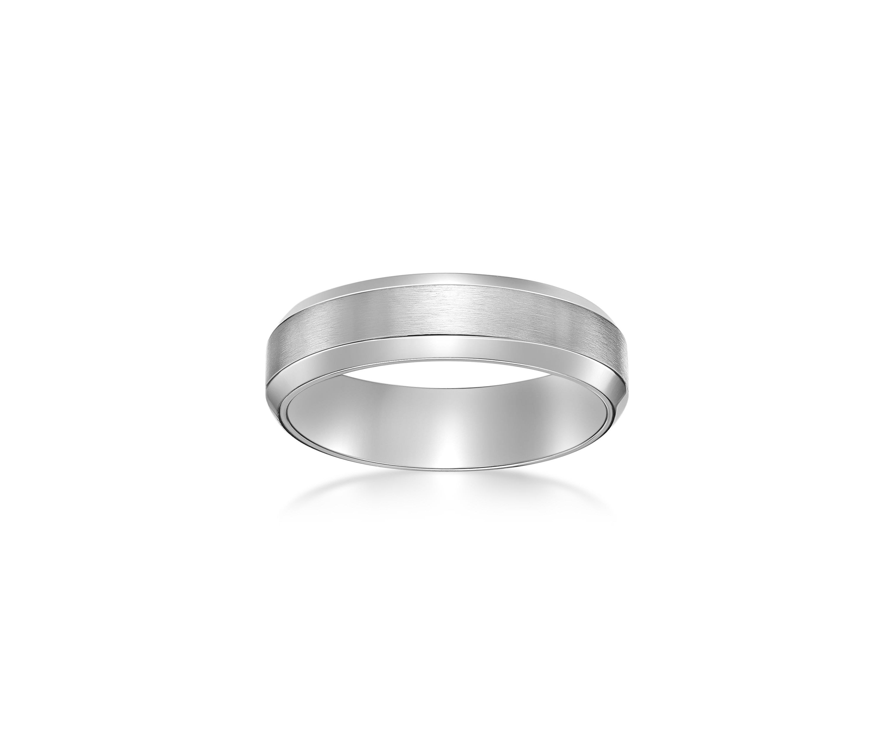 Stainless Steel Beveled Edge Ring - 6MM