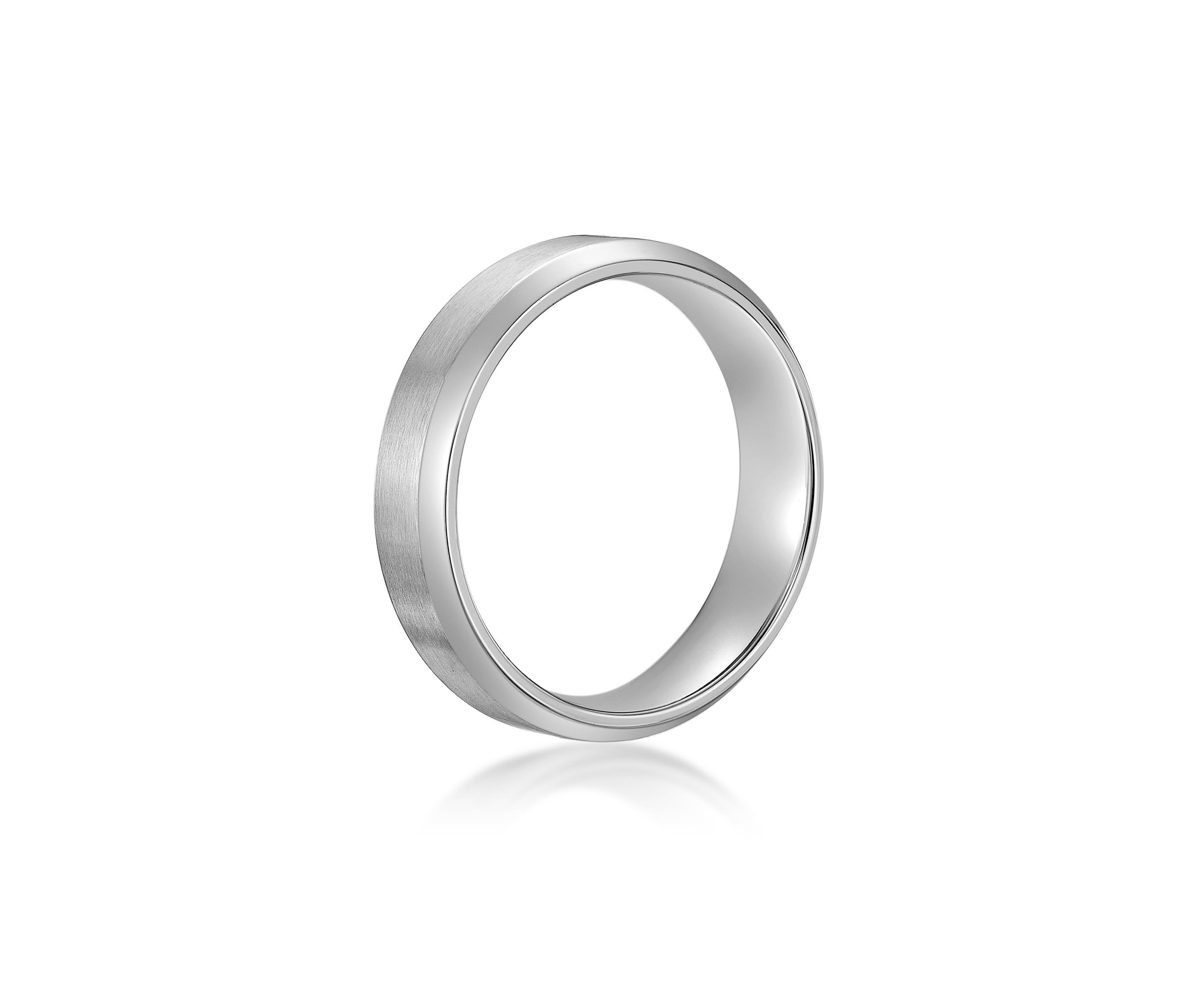 Stainless Steel Beveled Edge Ring - 6MM