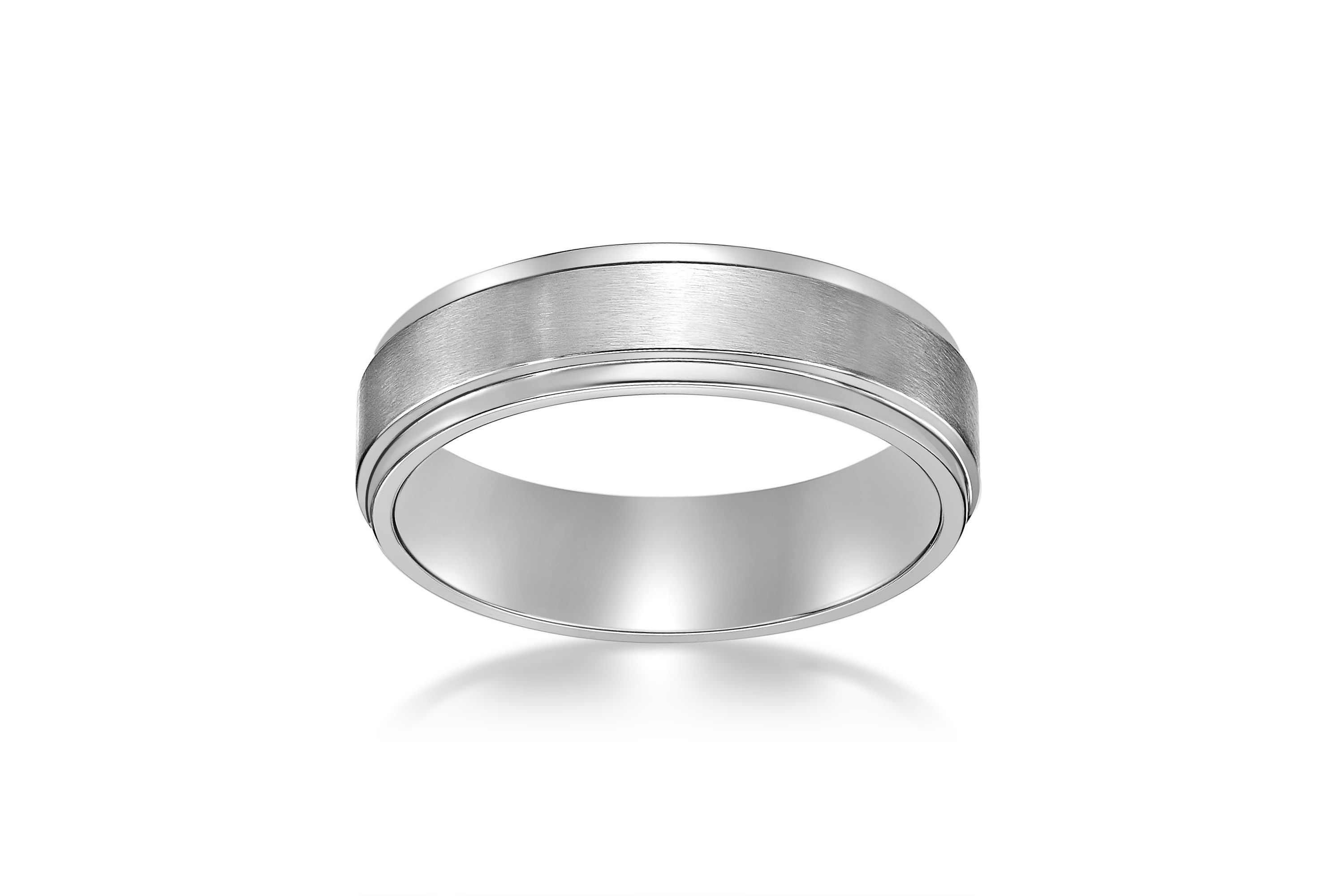 Stainless Steel Flat Edge Ring - 6MM
