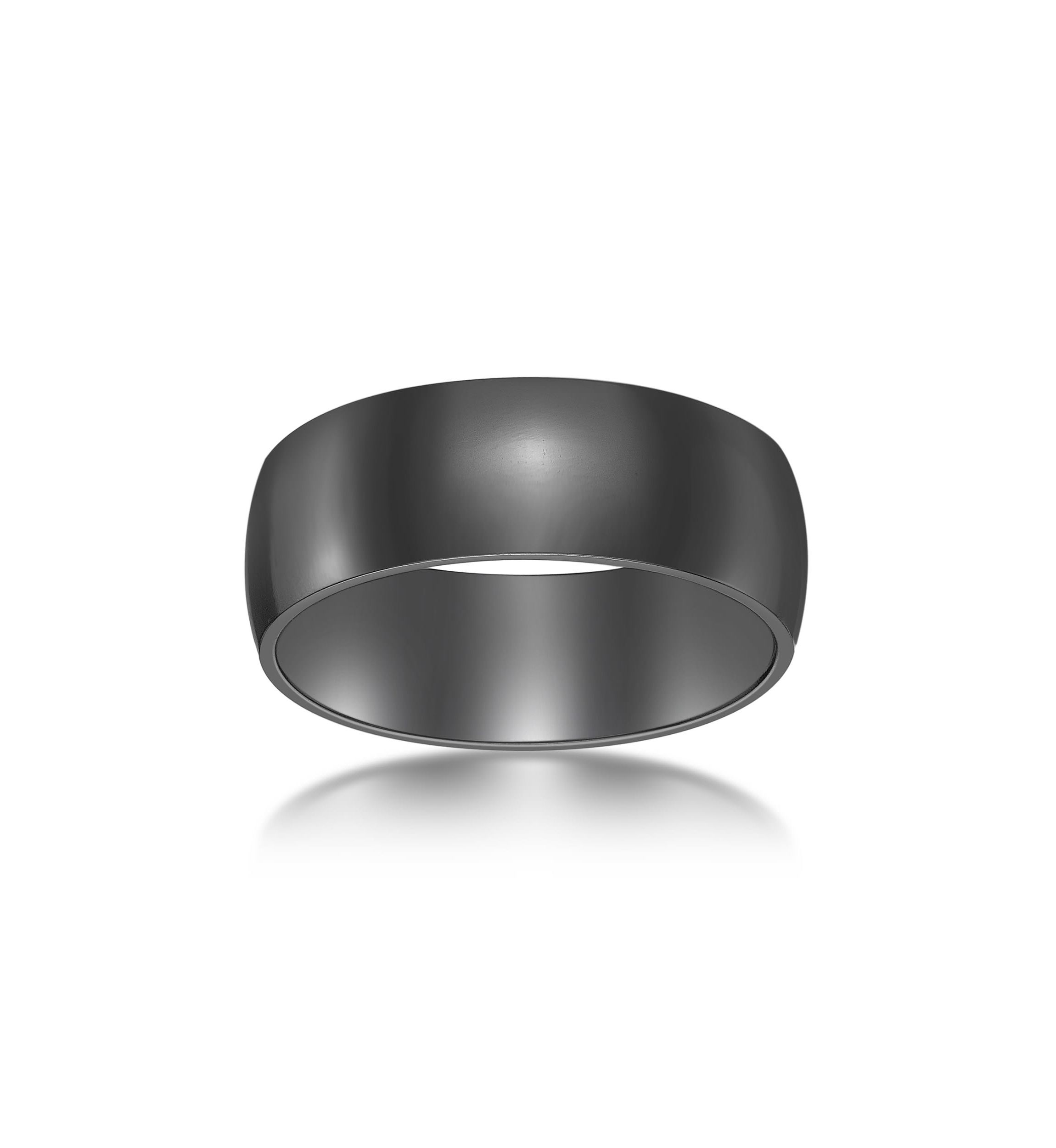 Black Zirconium Ring - 8MM