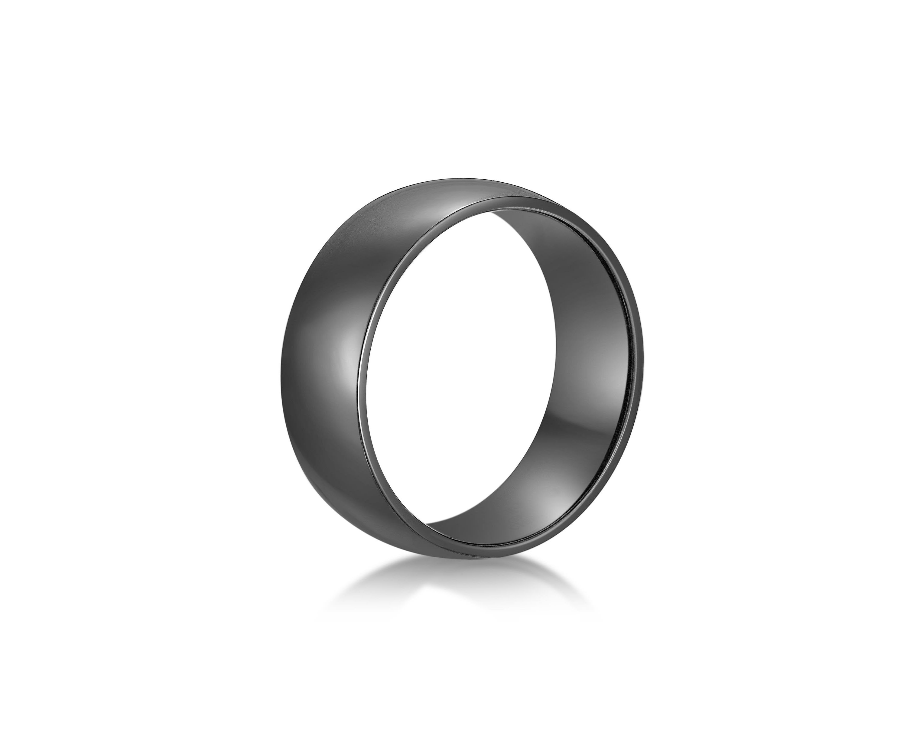 Black Zirconium Ring - 8MM