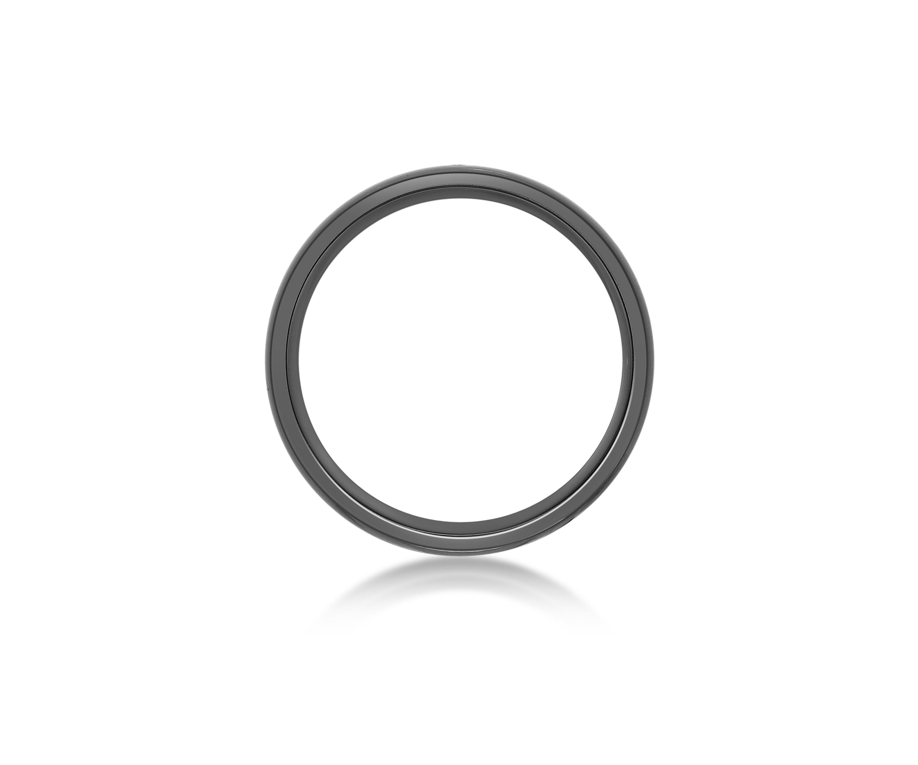 Black Zirconium Ring - 8MM