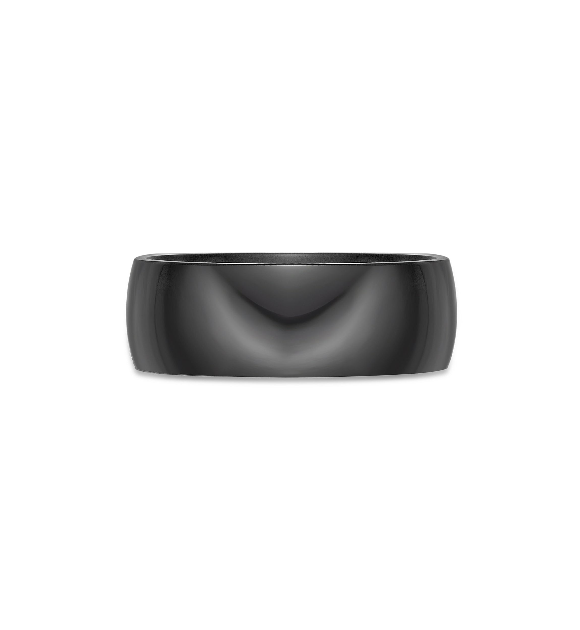 Black Zirconium Ring - 8MM