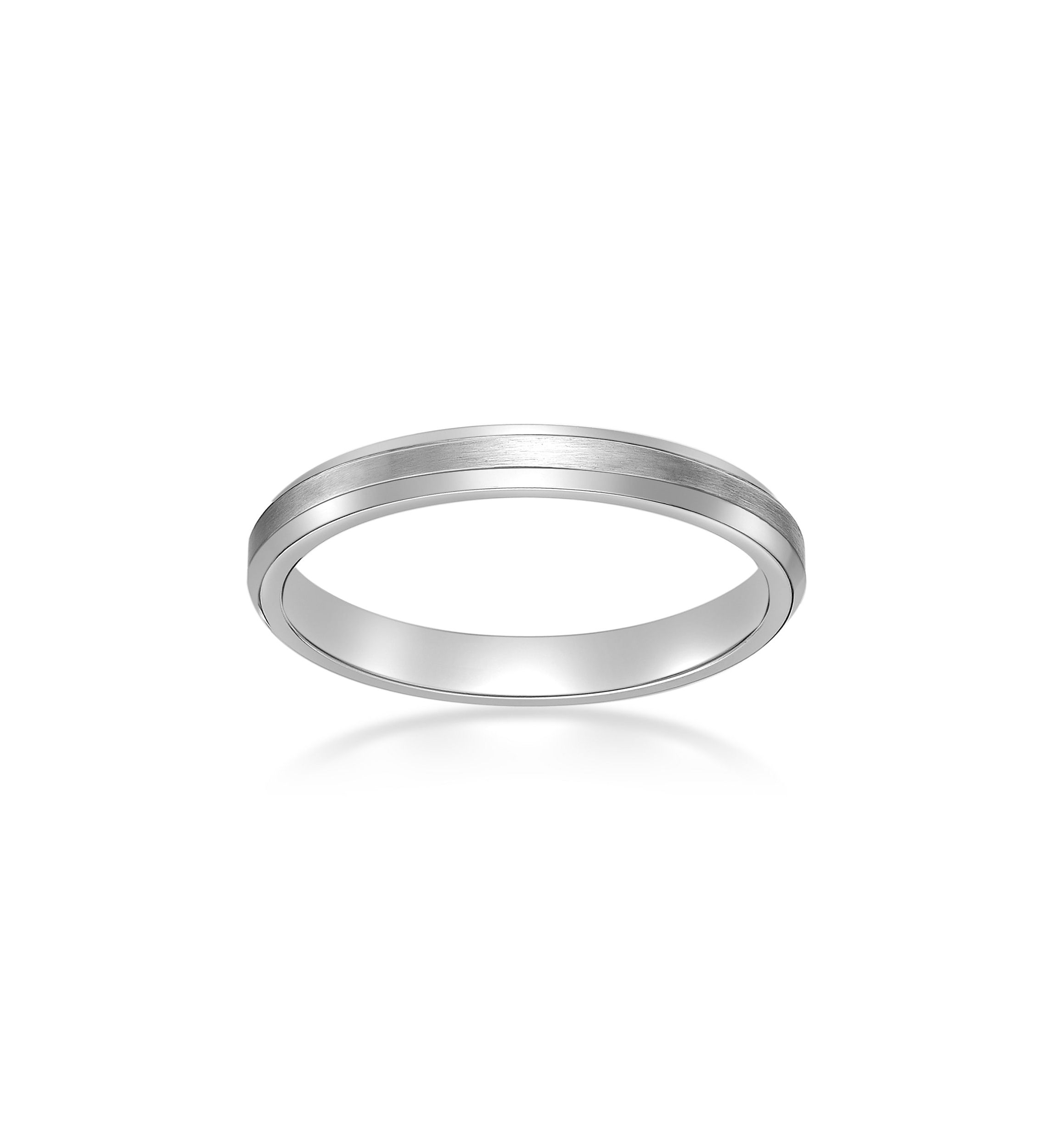 Stainless Steel Beveled Edge Ring - 3MM