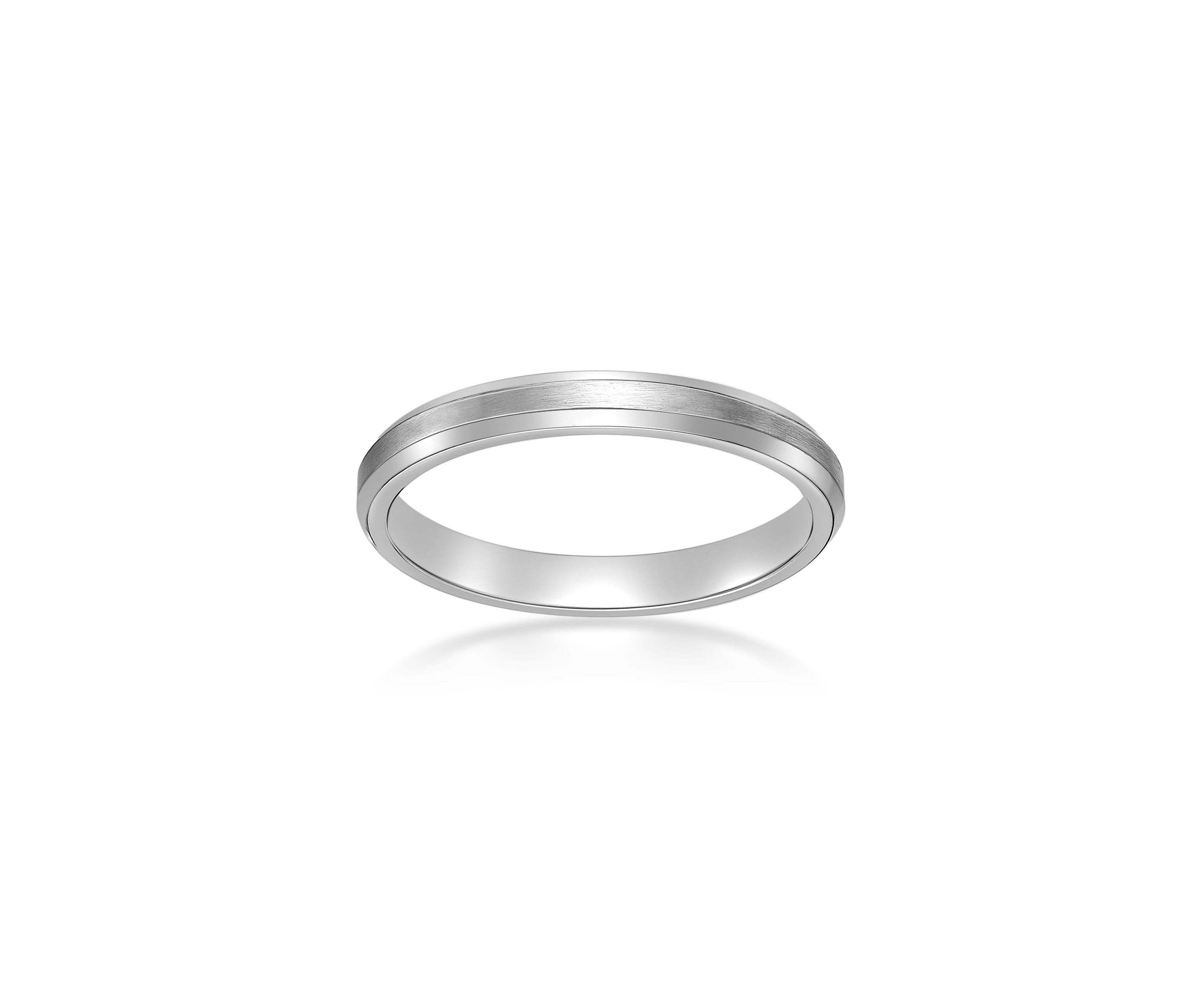 Stainless Steel Beveled Edge Ring - 3MM