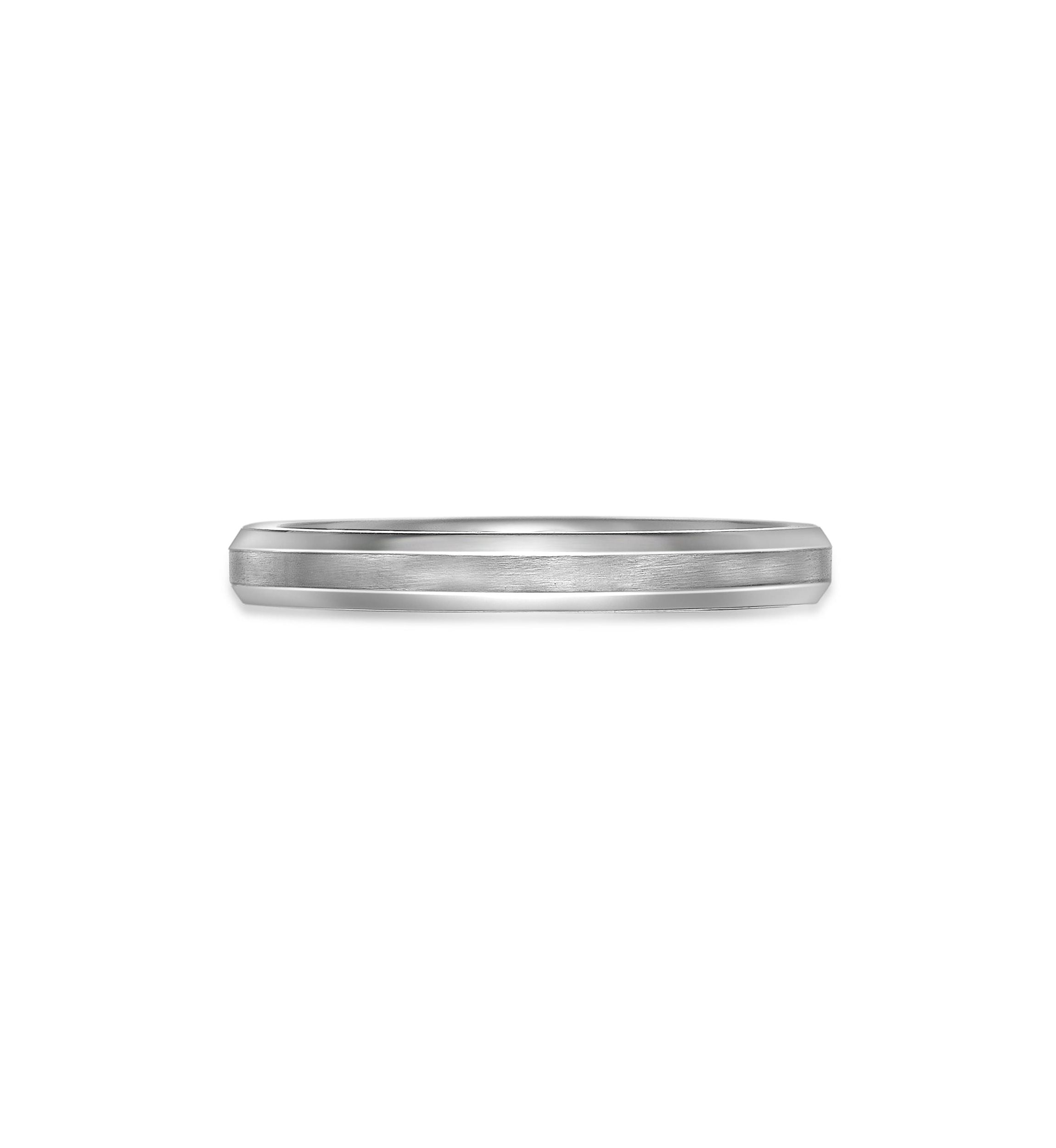 Stainless Steel Beveled Edge Ring - 3MM