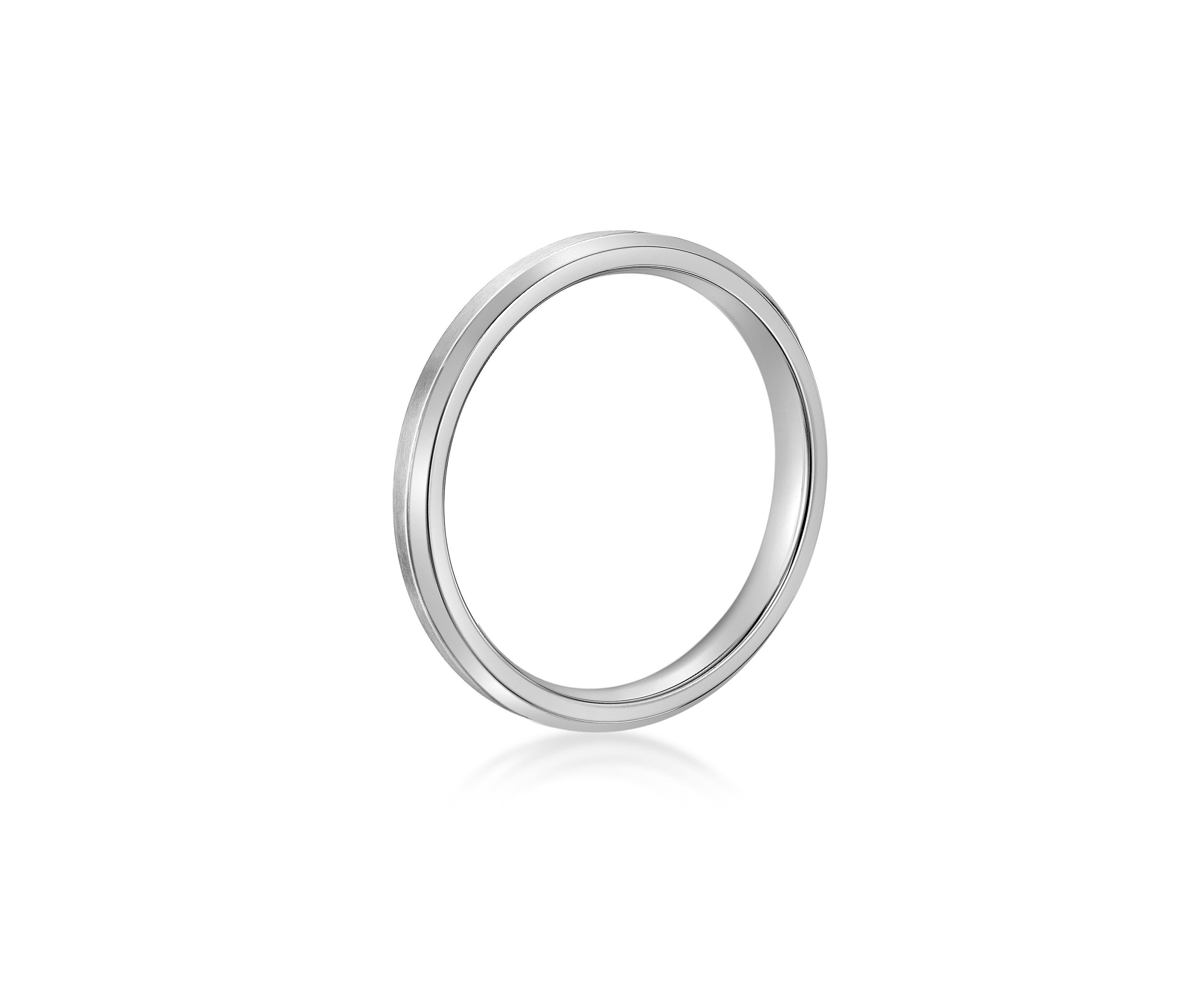 Stainless Steel Beveled Edge Ring - 3MM