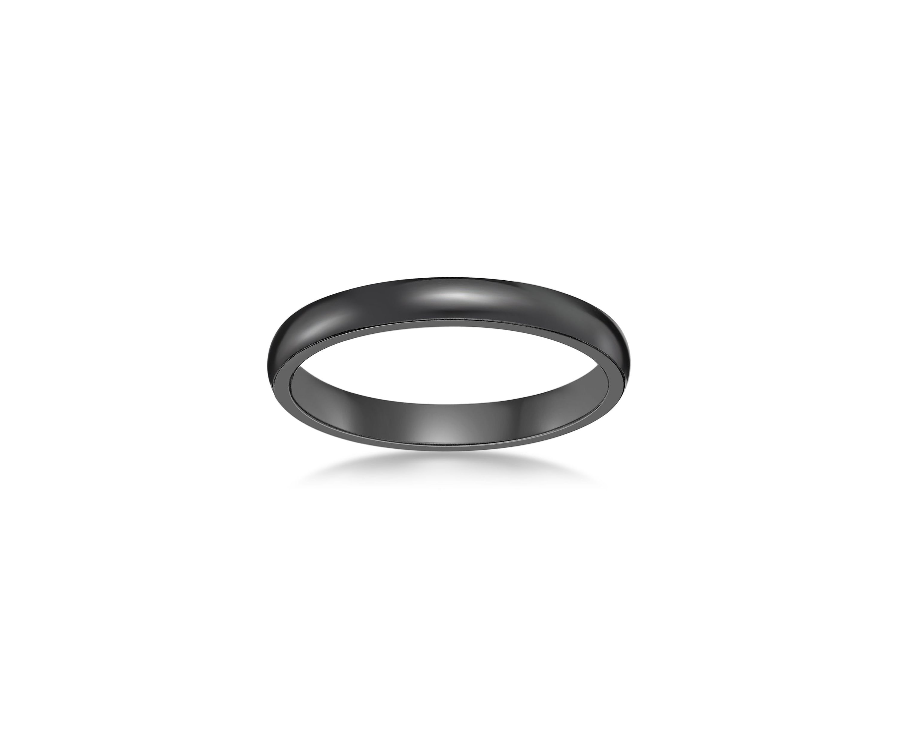 Black Zirconium Ring - 3MM