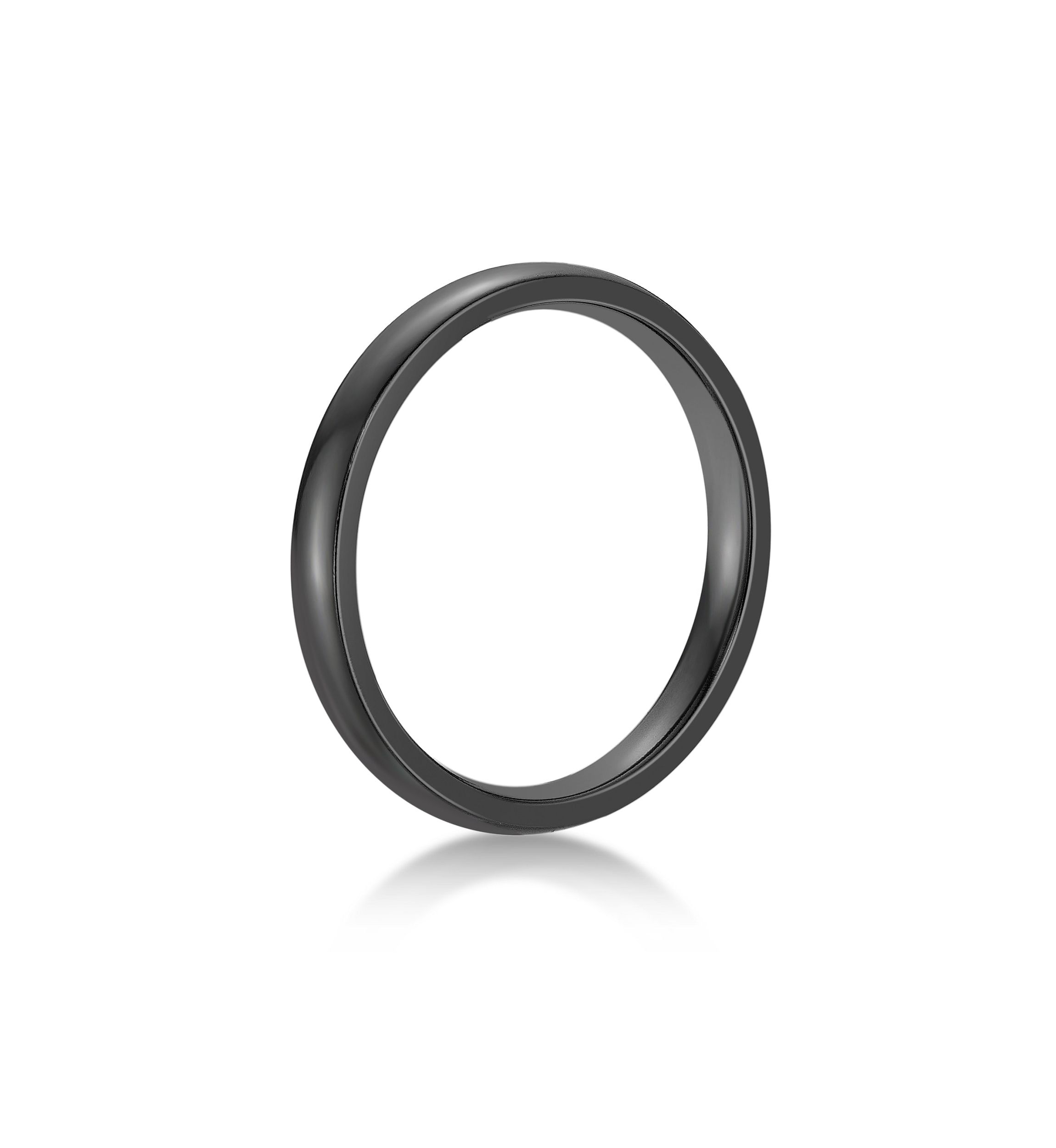 Black Zirconium Ring - 3MM
