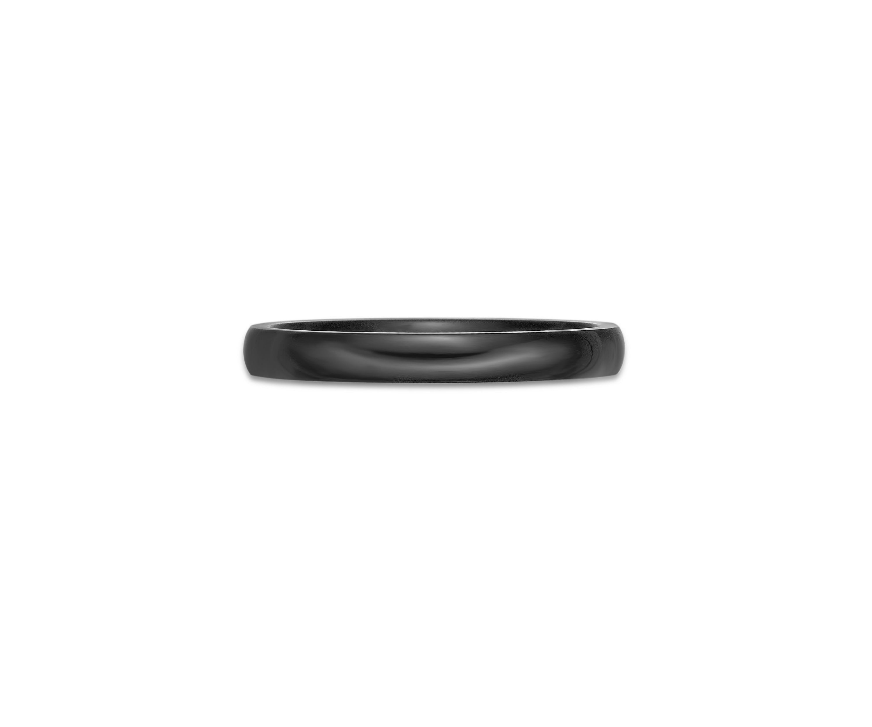 Black Zirconium Ring - 3MM