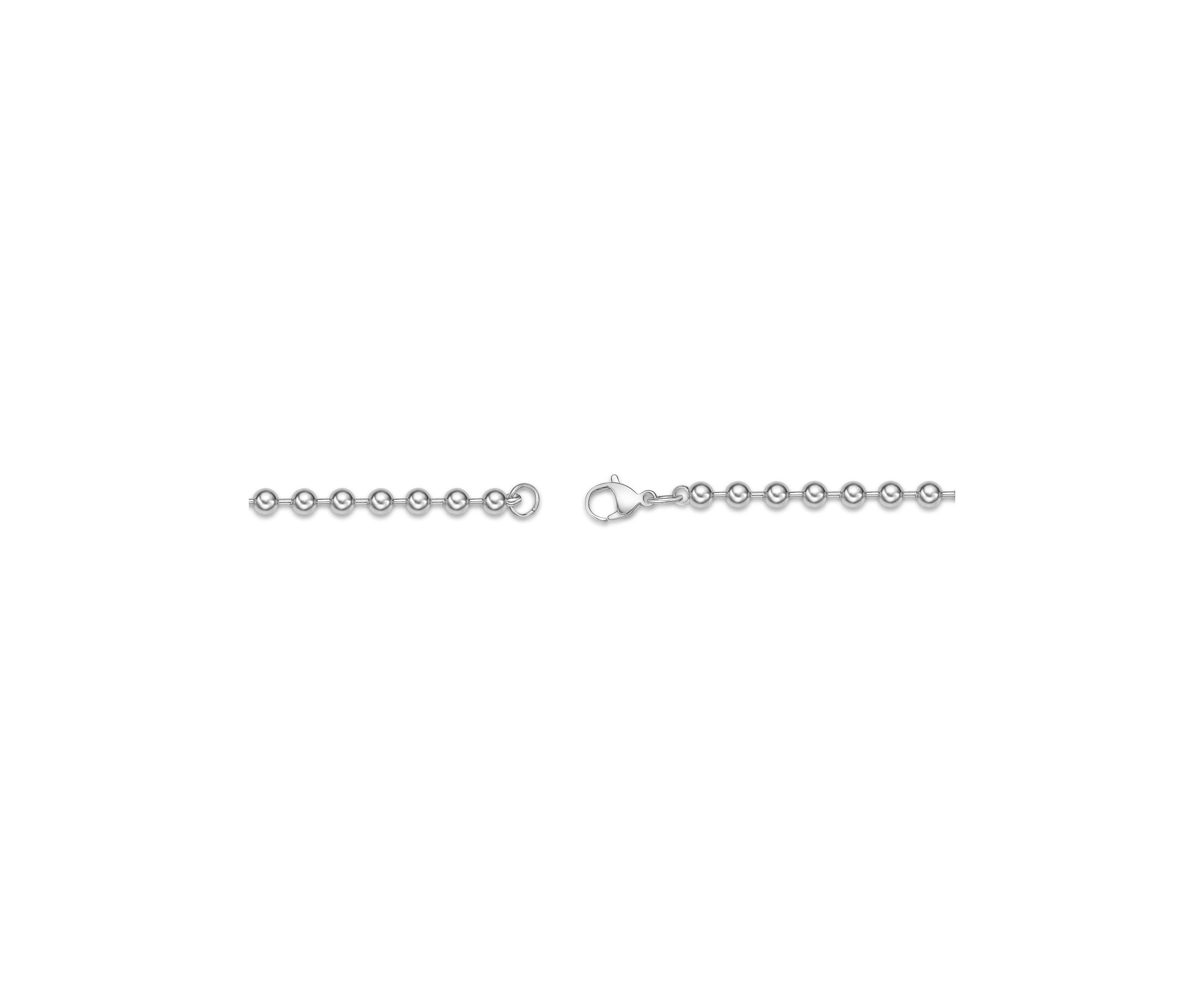 Stainless Steel 4MM Bead Chain Necklace