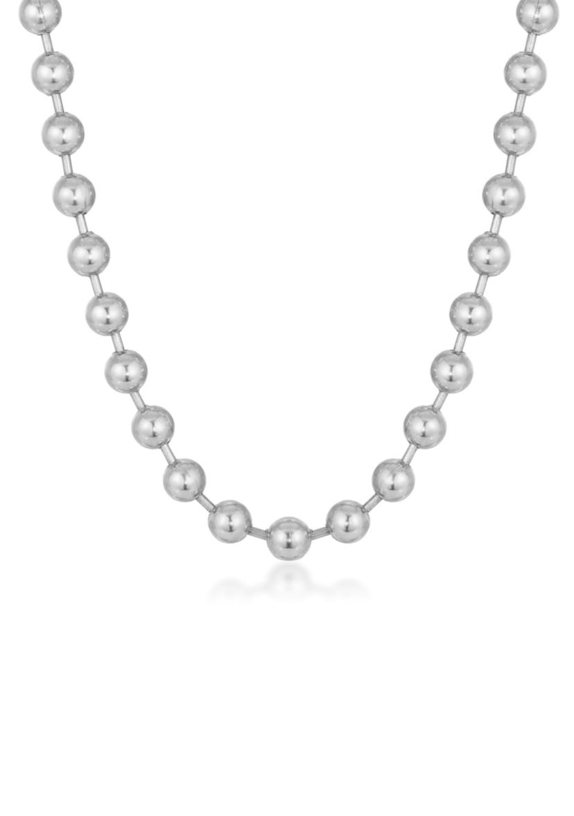 Stainless Steel 10MM Bead Chain Necklace