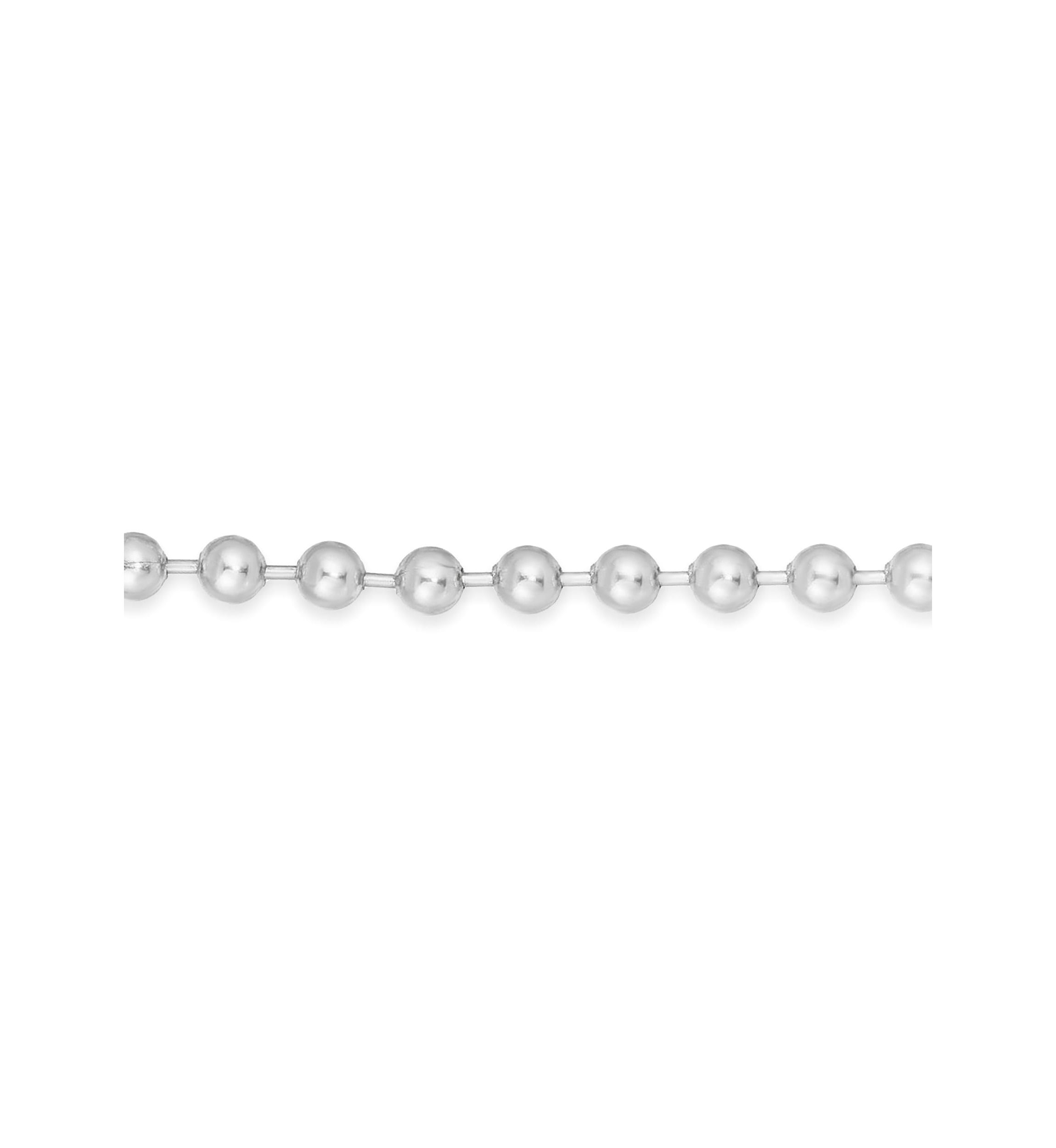 Stainless Steel 10MM Bead Chain Necklace