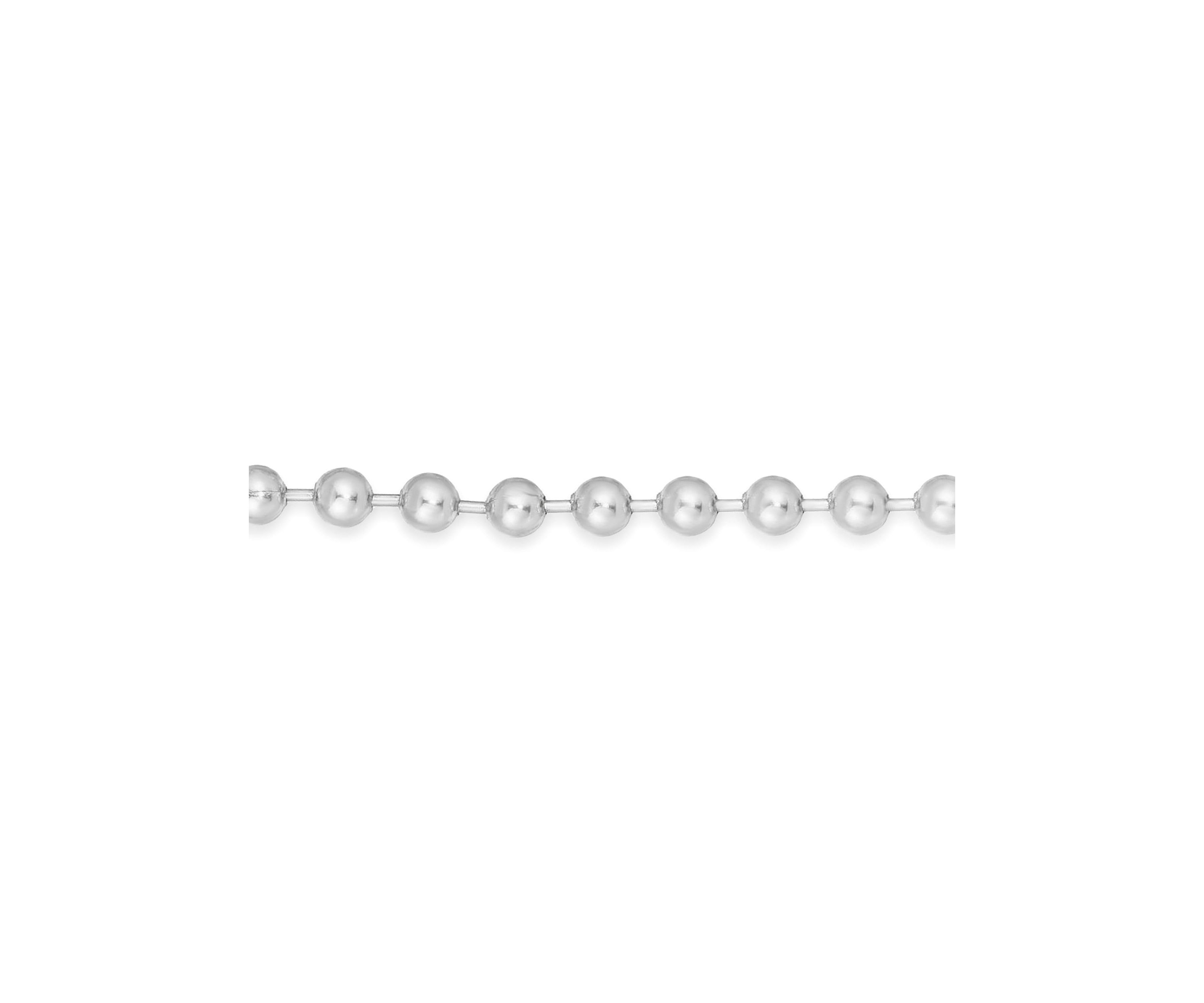 Stainless Steel 10MM Bead Chain Necklace