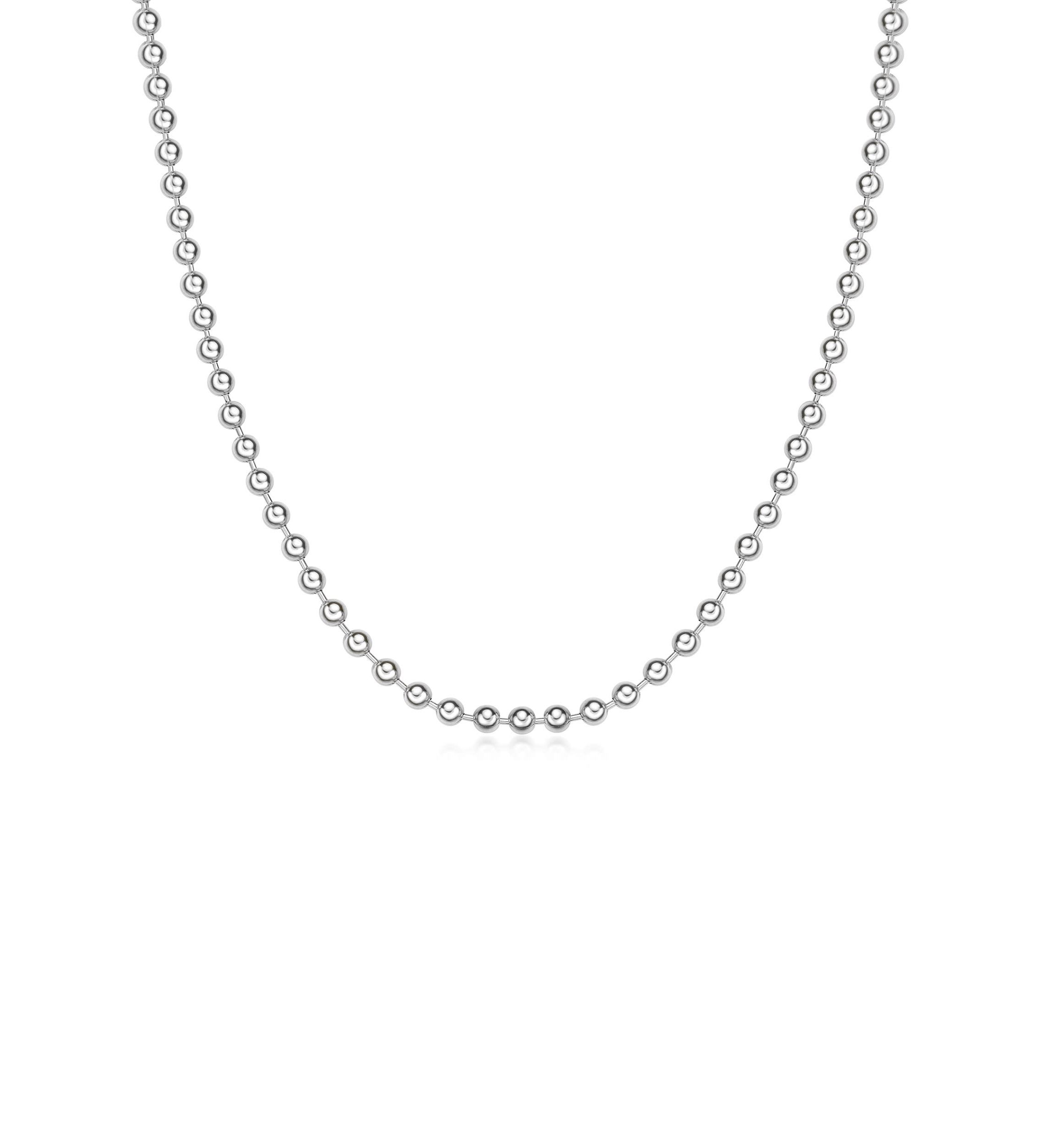 Stainless Steel 6MM Bead Chain Necklace