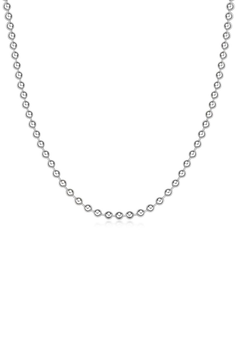 Stainless Steel 6MM Bead Chain Necklace