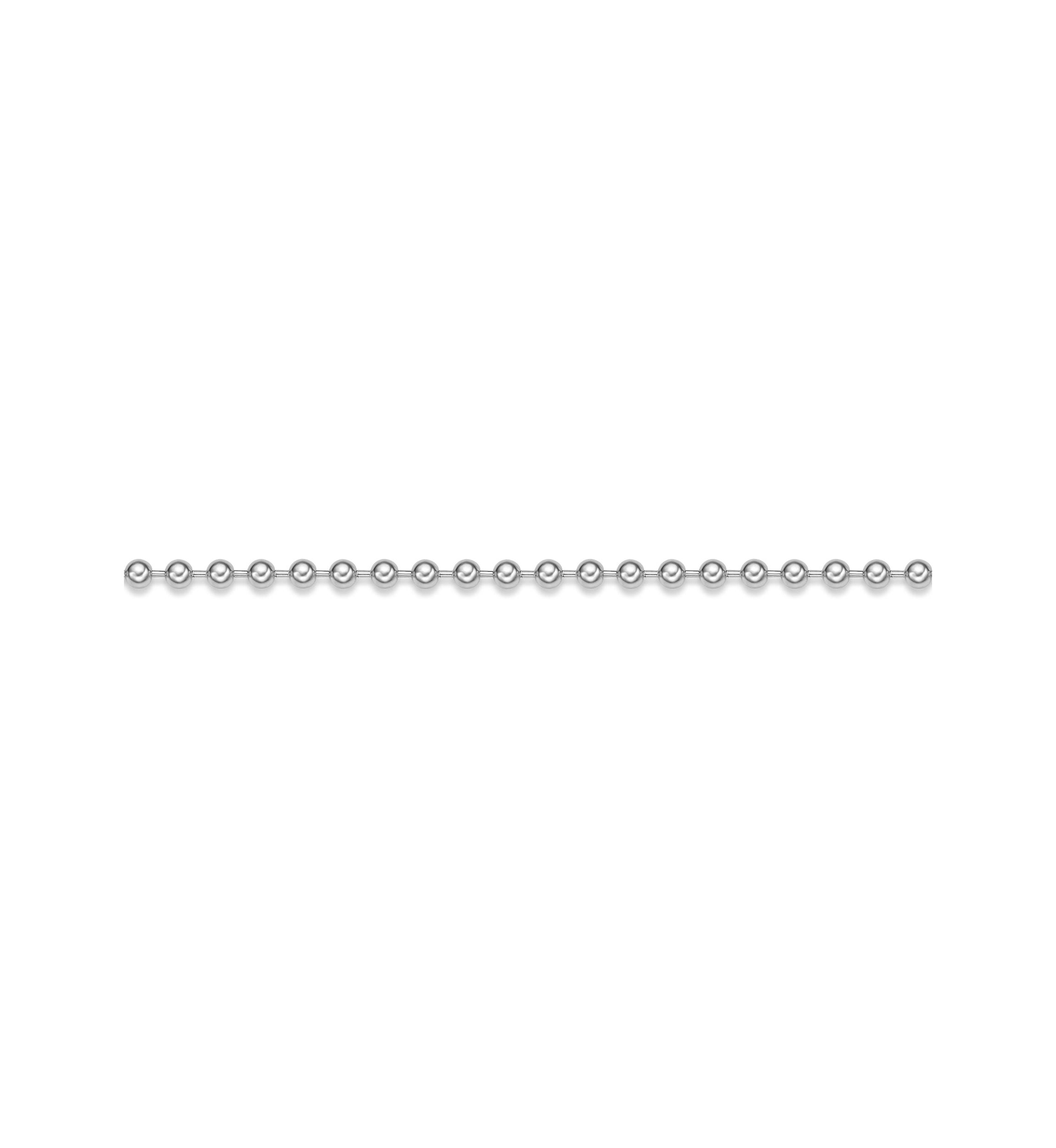 Stainless Steel 6MM Bead Chain Necklace