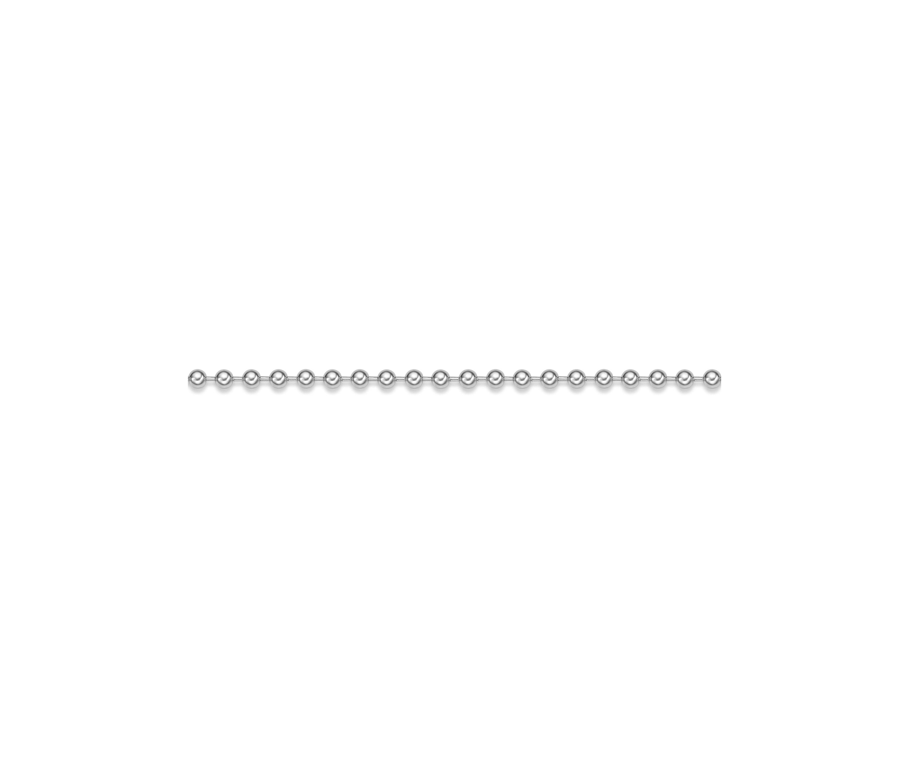 Stainless Steel 6MM Bead Chain Necklace