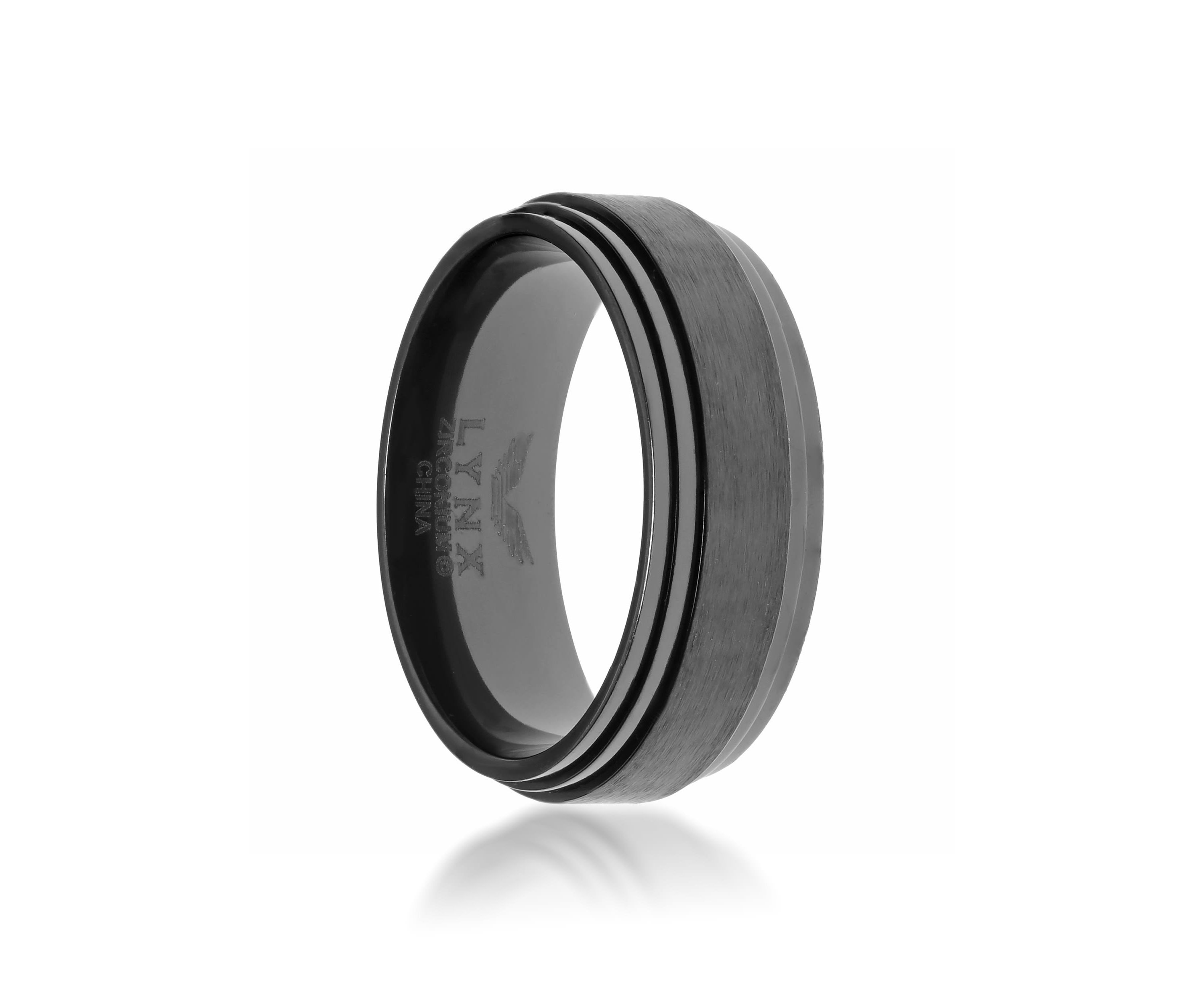 Black Zirconium Ring - 8MM