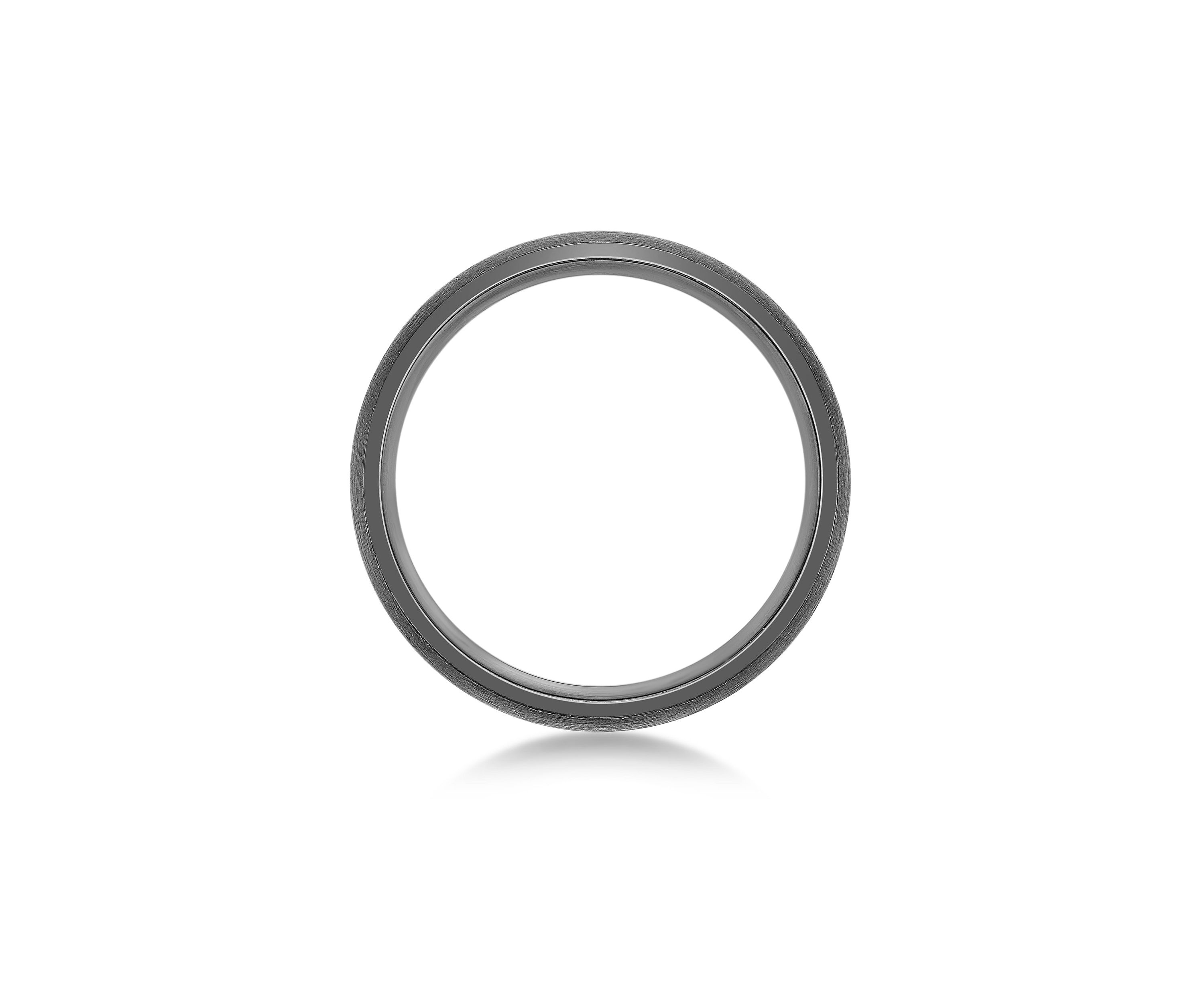 Black Zirconium Ring - 8MM