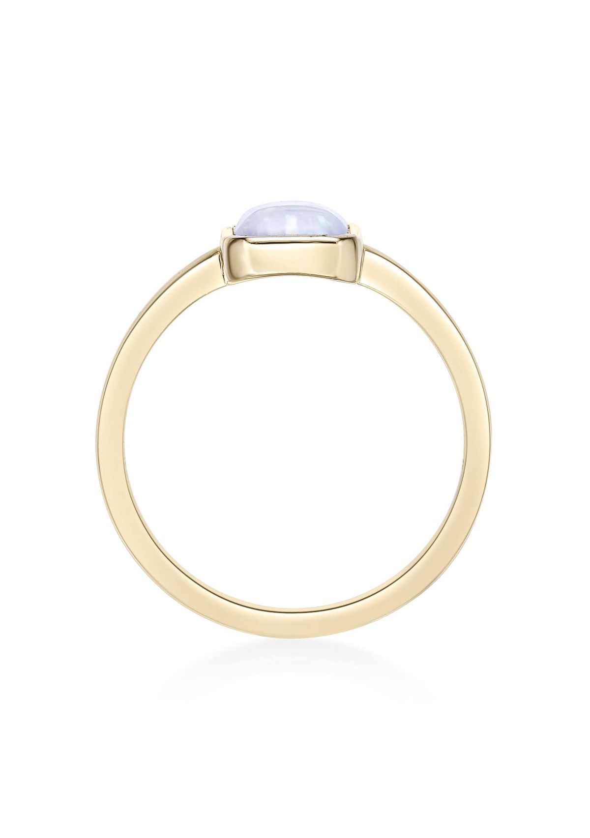Lab Created 5/8 ct. t.w. Created Opal Ring in 2 Micron Gold Plated Sterling Silver