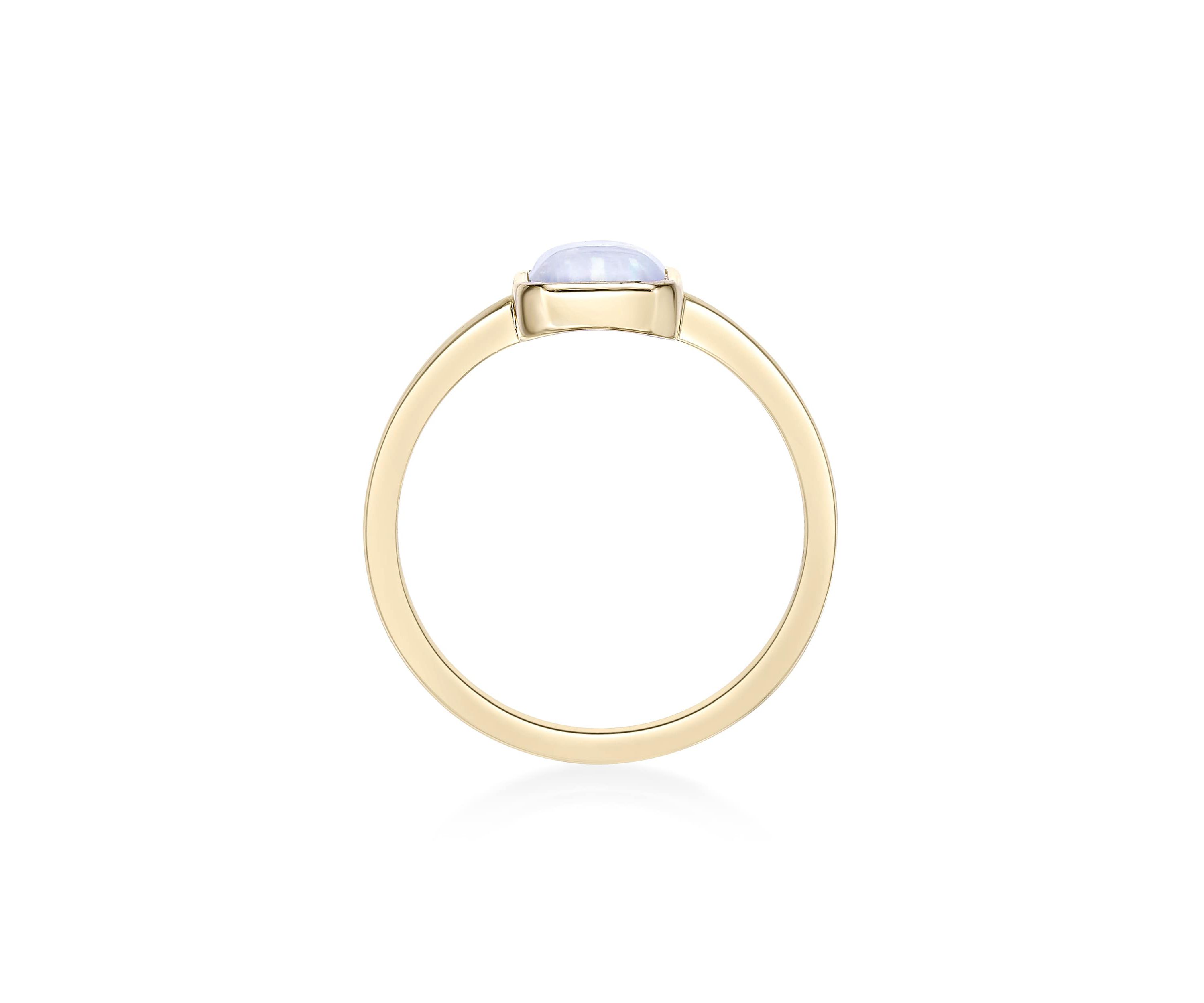 Lab Created 5/8 ct. t.w. Created Opal Ring in 2 Micron Gold Plated Sterling Silver