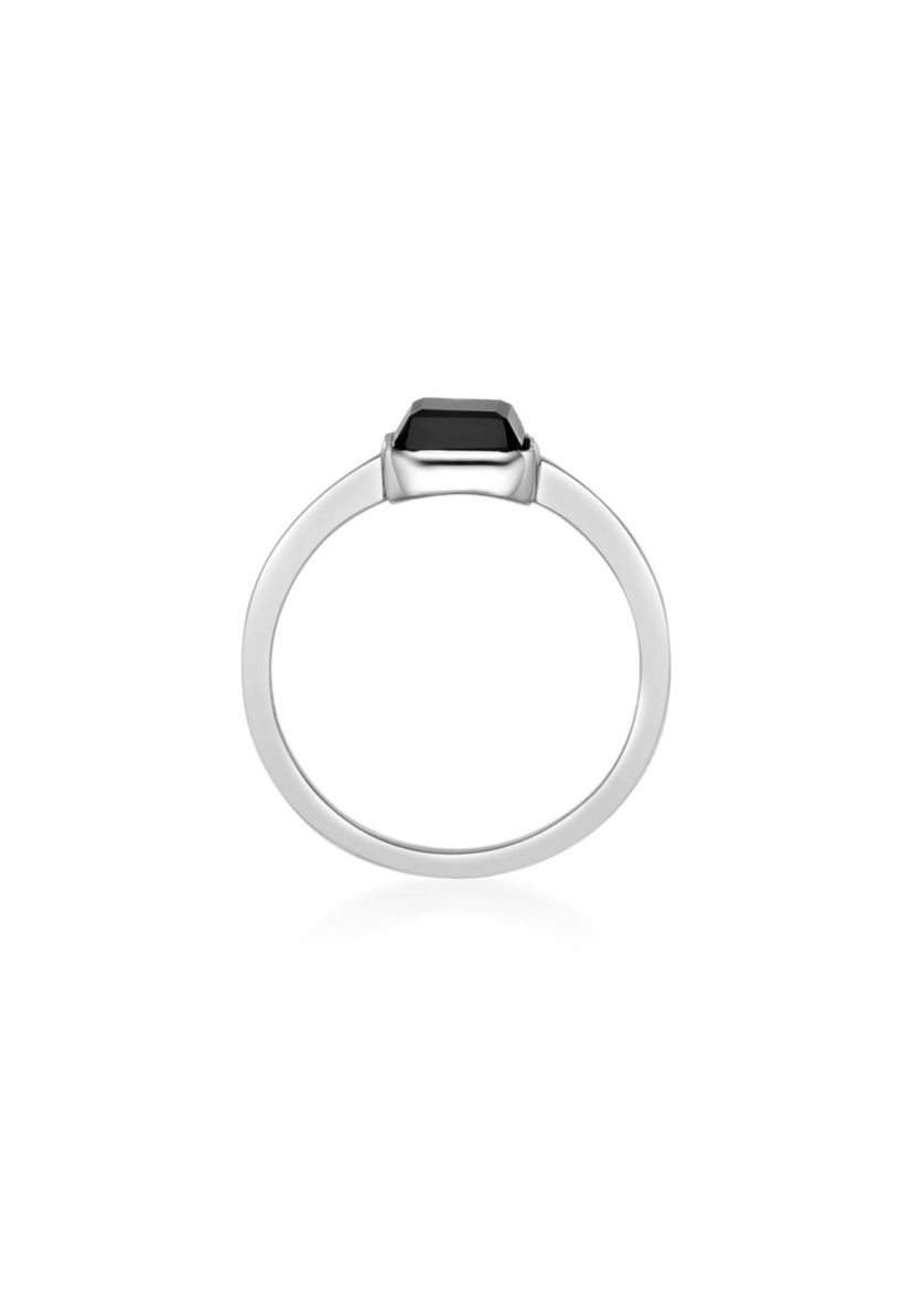 1 1/5 ct. t.w. Black Onyx Ring in 2 Micron Gold Plated Sterling Silver